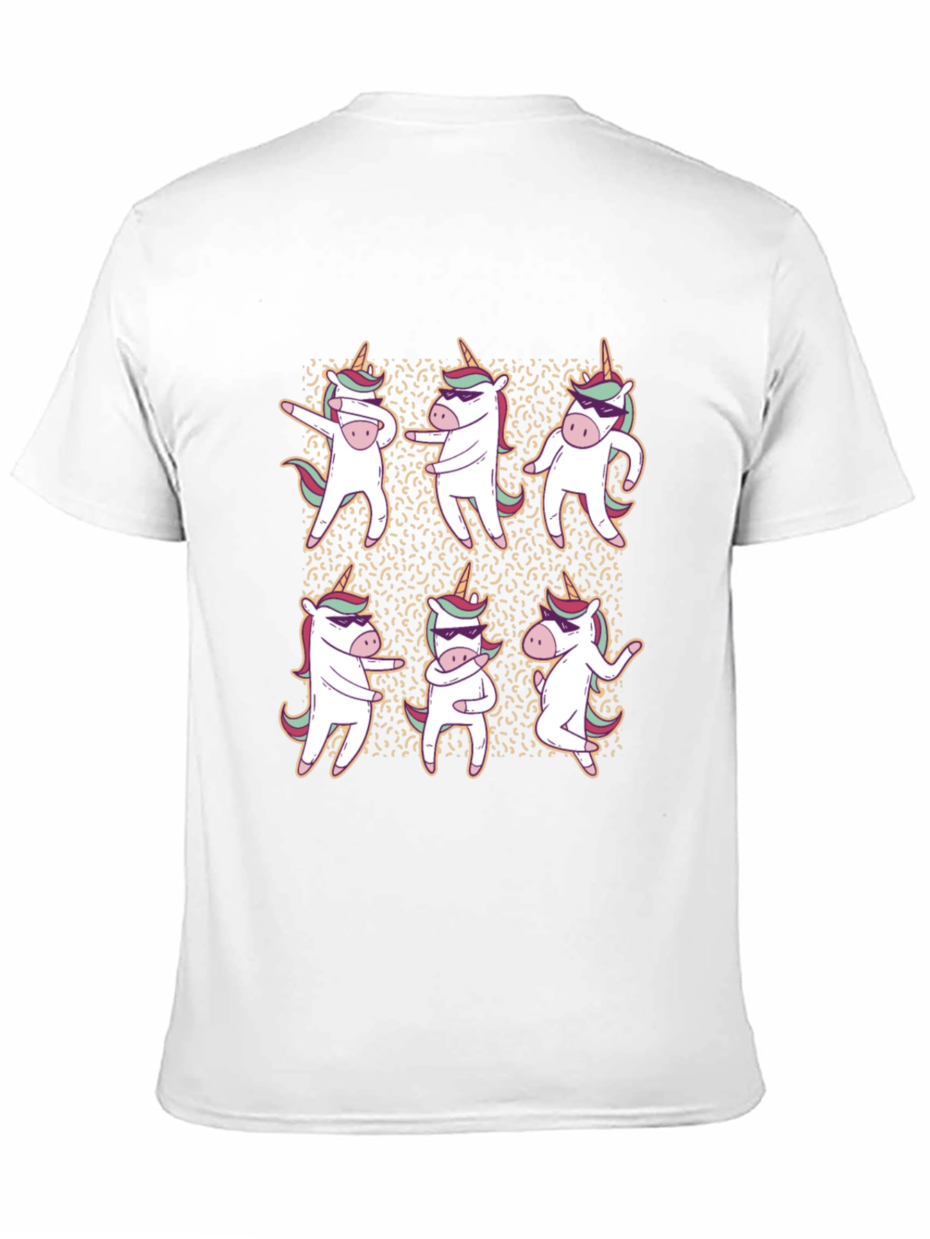 Black Dancing Unicorns Graphic Tee view 11
