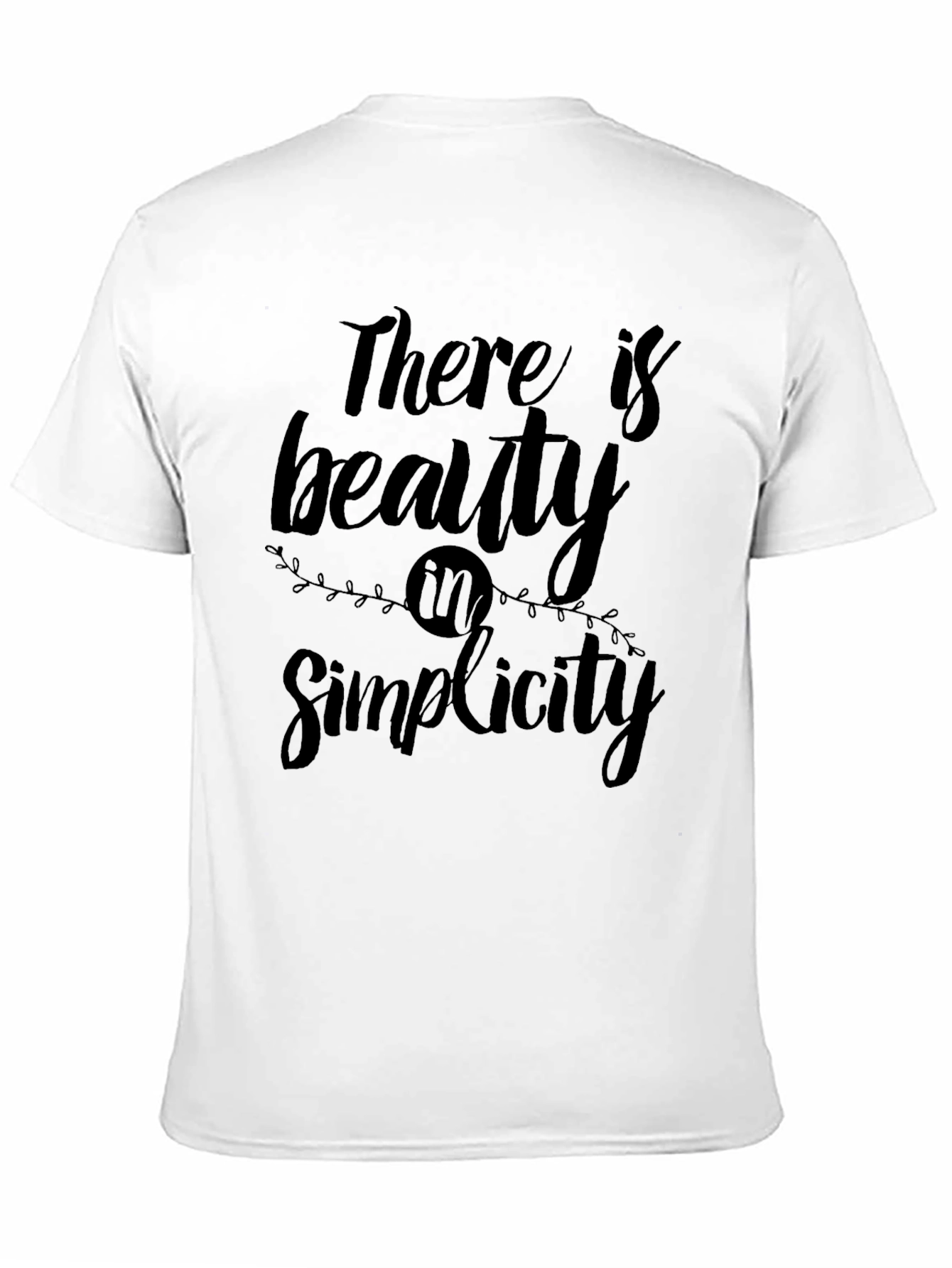 Black Beauty in Simplicity Black Graphic T-Shirt view 11