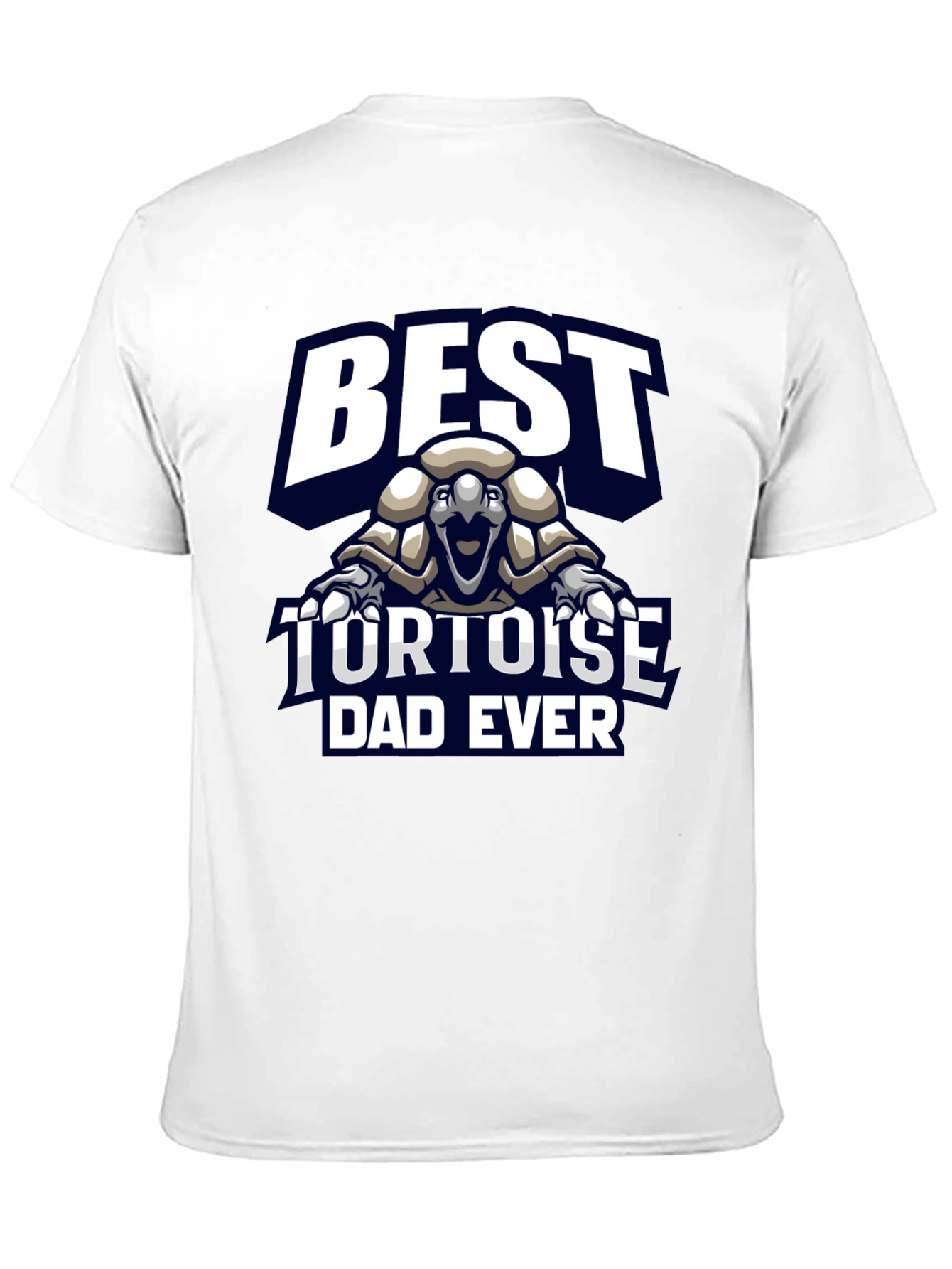 Black Best Tortoise Dad Ever Graphic T-Shirt view 11