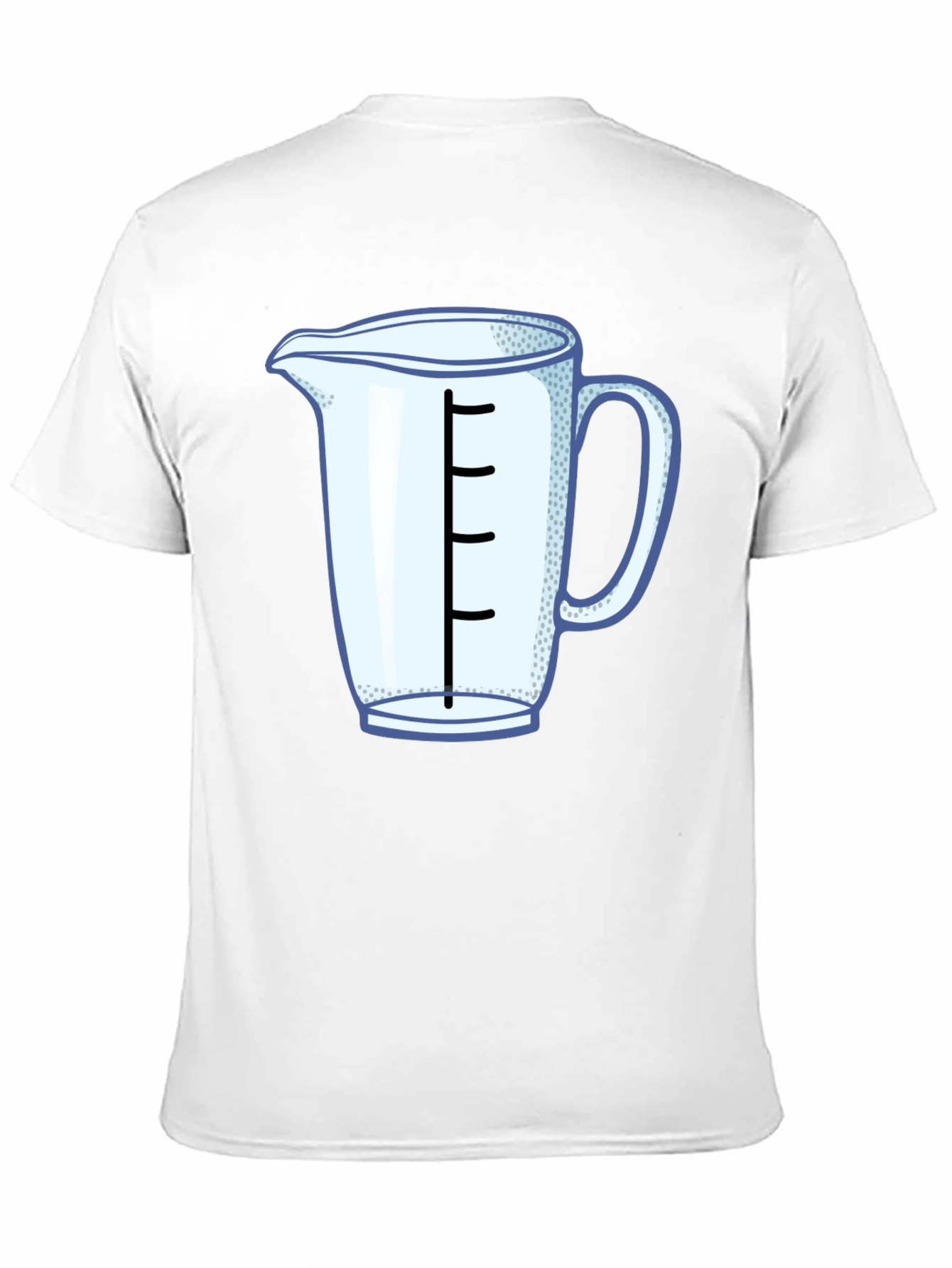 Black Measuring Cup Graphic T-Shirt view 11