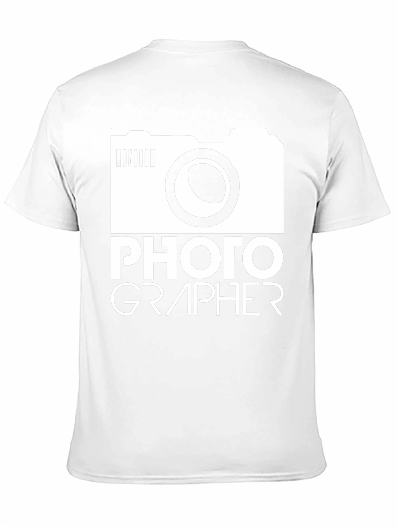 Black Photographer Graphic Tee - Camera T-Shirt view 11