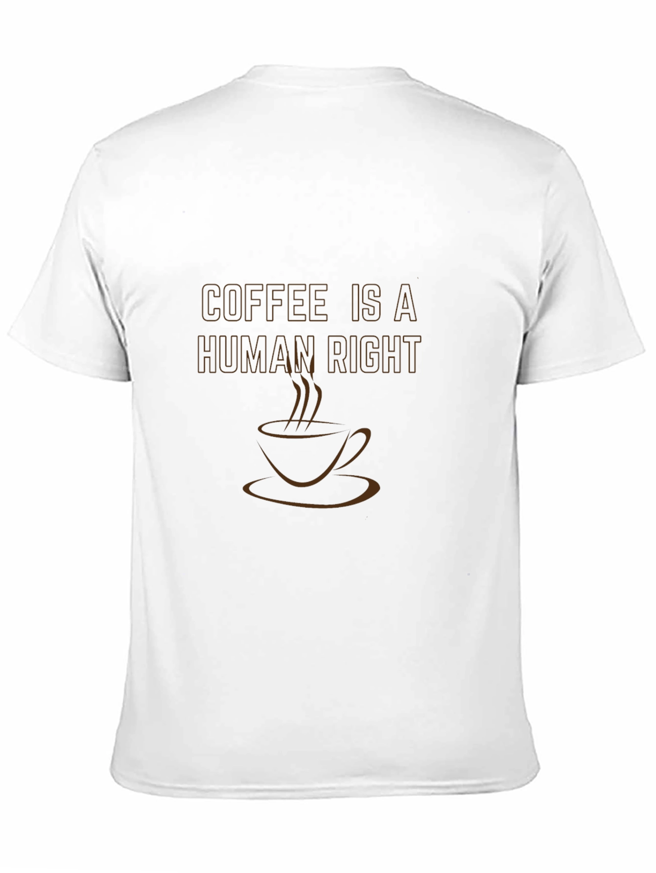 Black Coffee is a Human Right Graphic Tee view 11