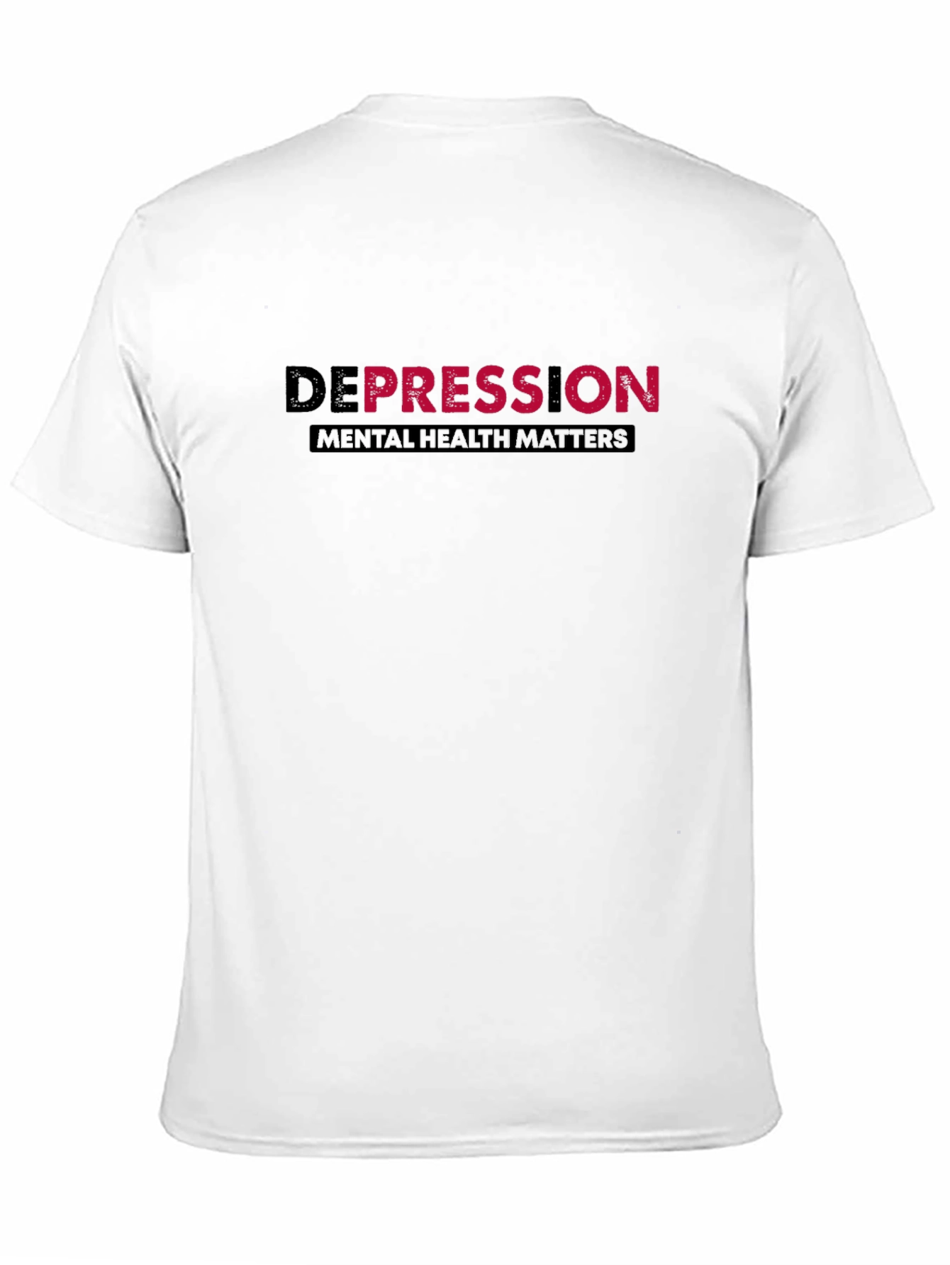 Black Depression Mental Health Matters T-Shirt view 11