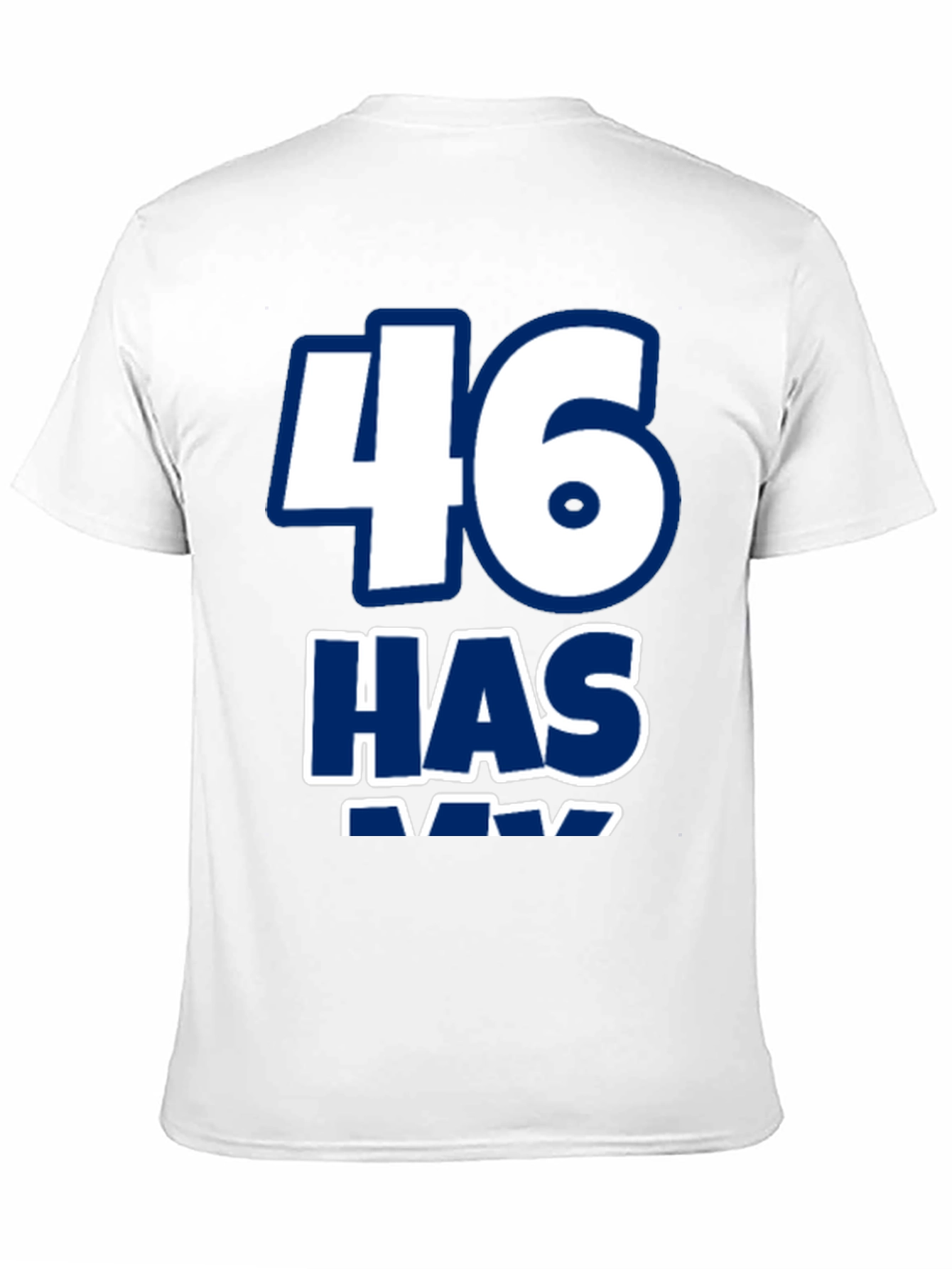 Black Funny "46 Has" Graphic Novelty Tee view 11