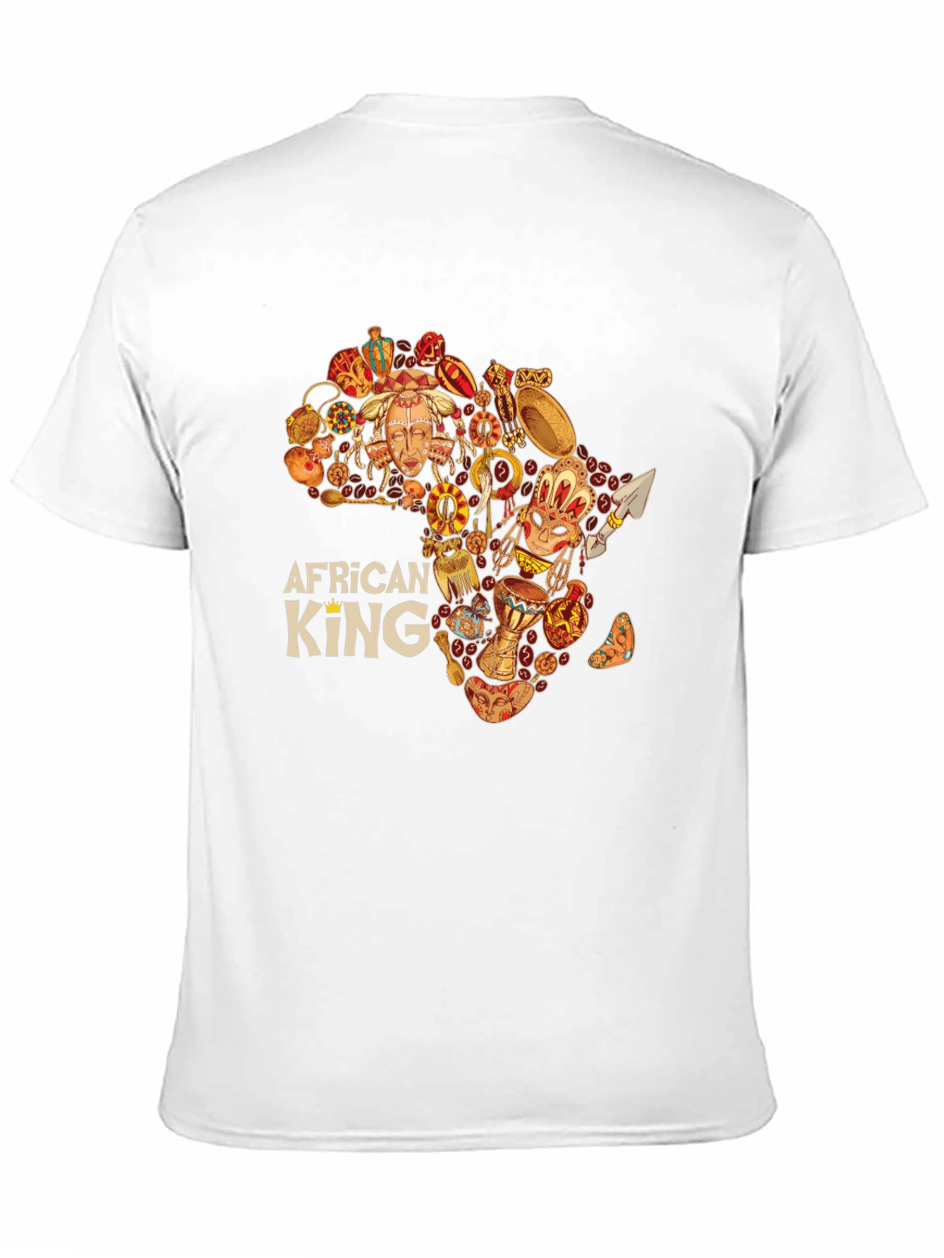 Black African King Black Graphic Tee  view 11