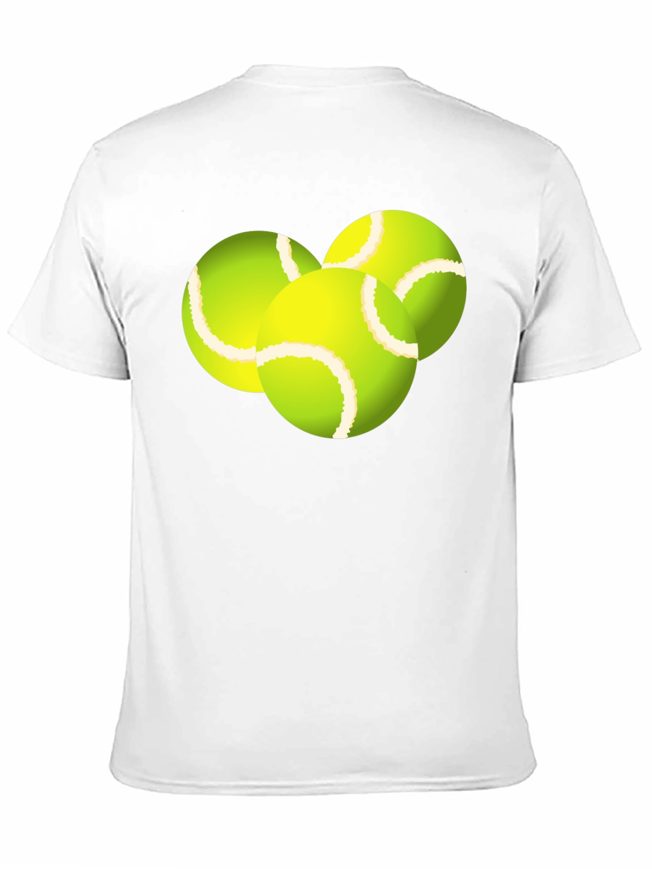 Tennis Balls Graphic Tee - Black Cotton T-Shirt - 11