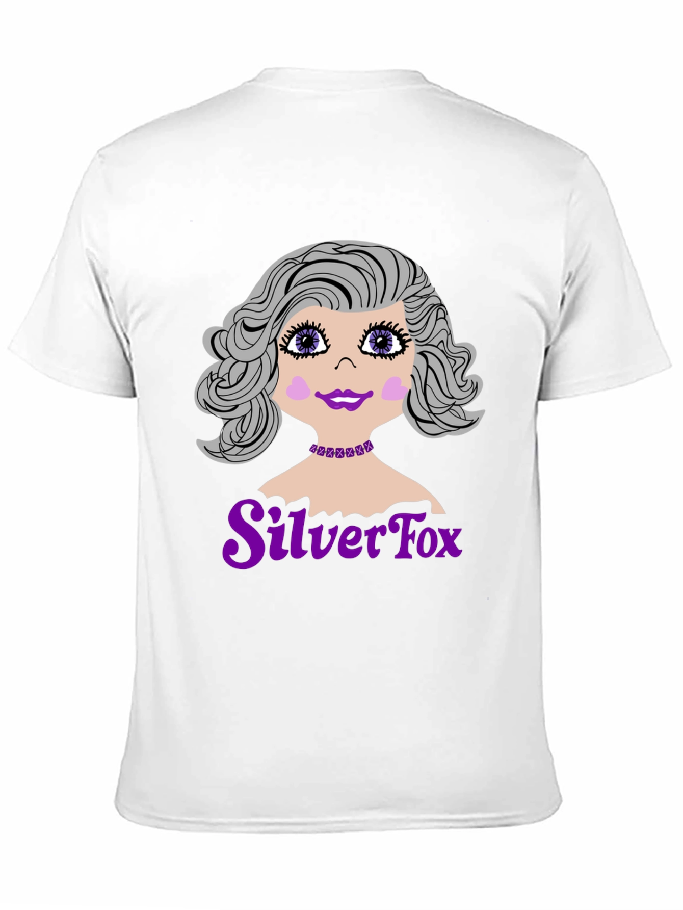 Black Silver Fox Graphic T-Shirt view 11