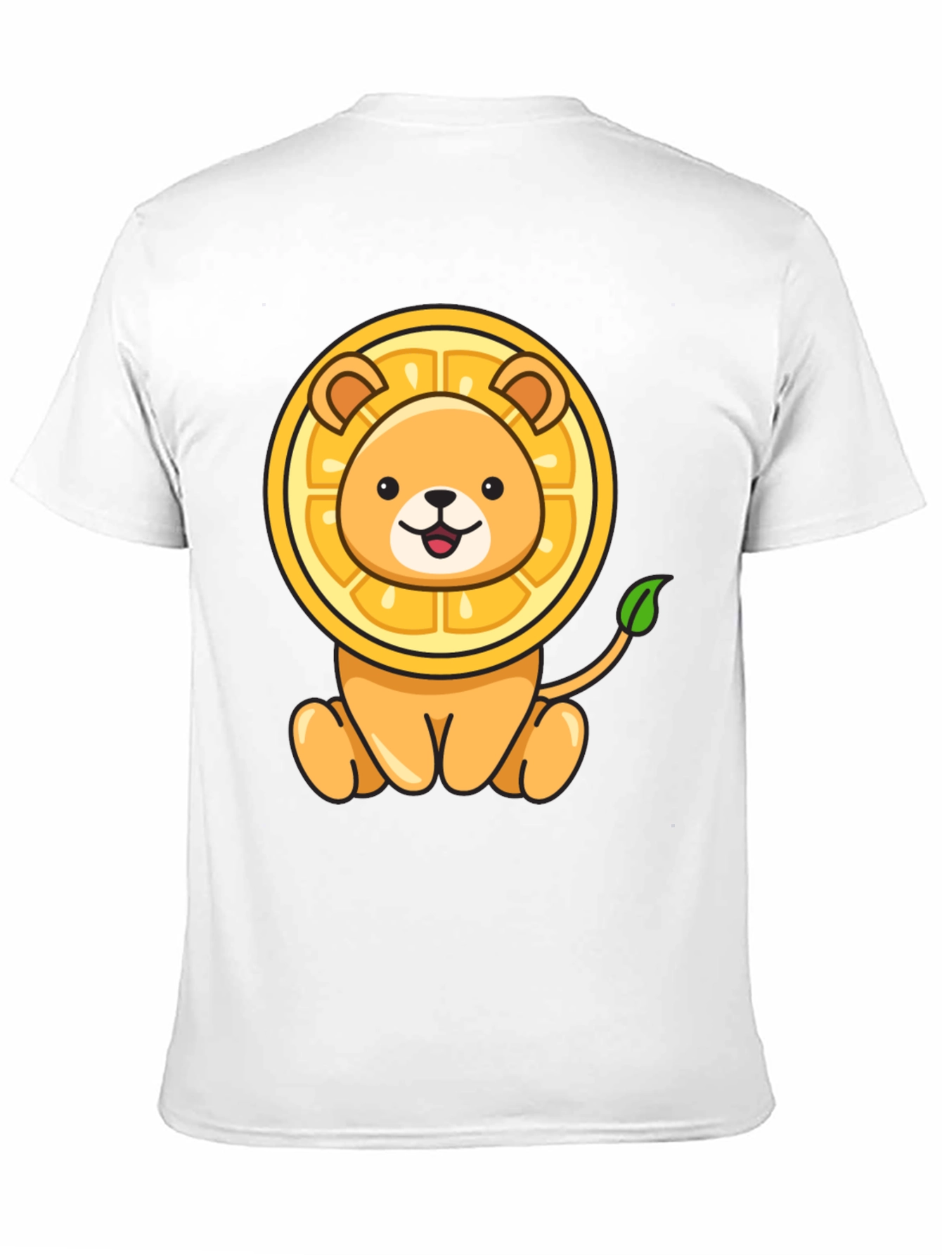 Black Lion-Orange Graphic Tee - Fun & Unique Design view 11