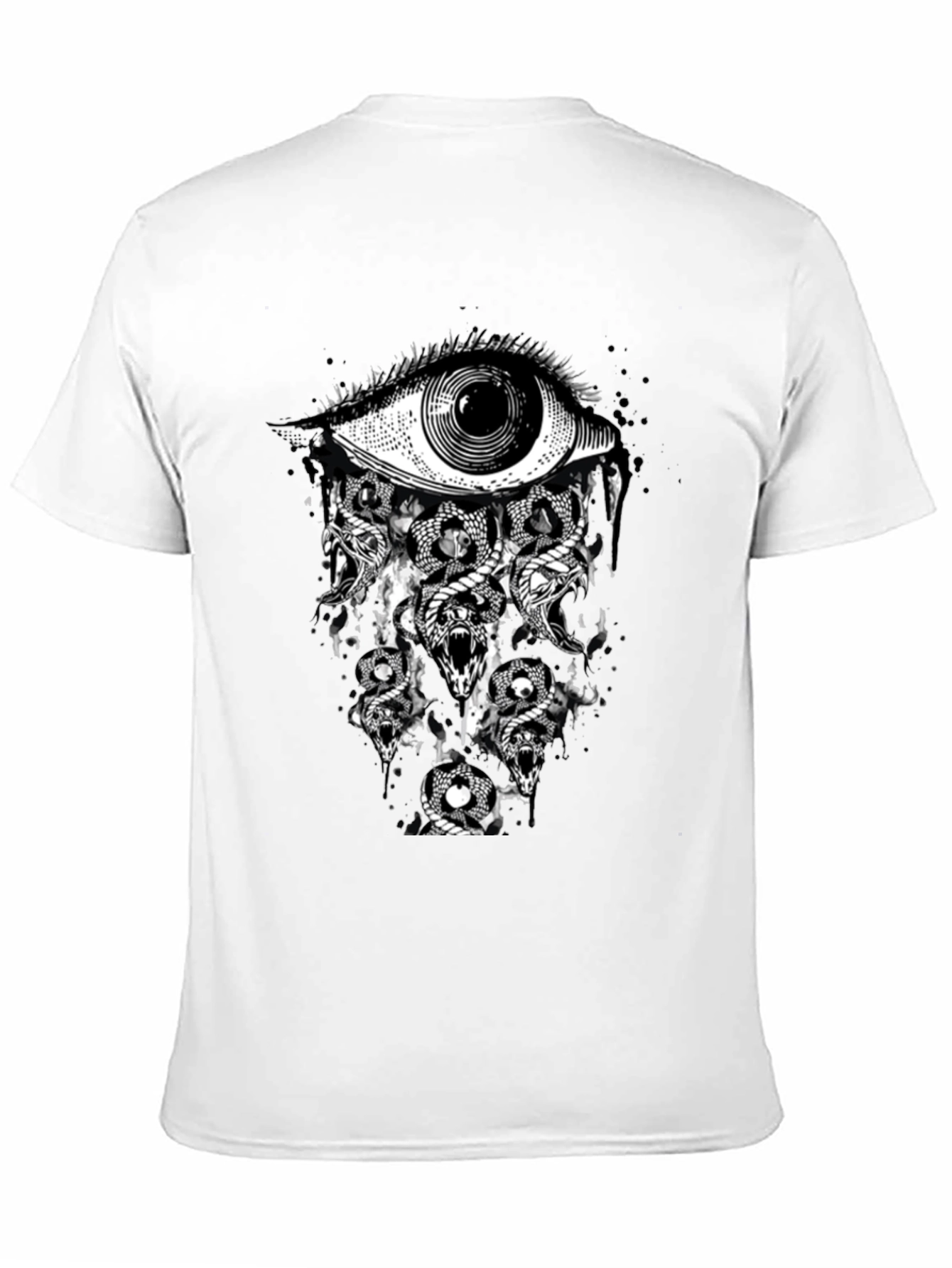 Black Eye & Snakes Graphic Tee - Black view 11