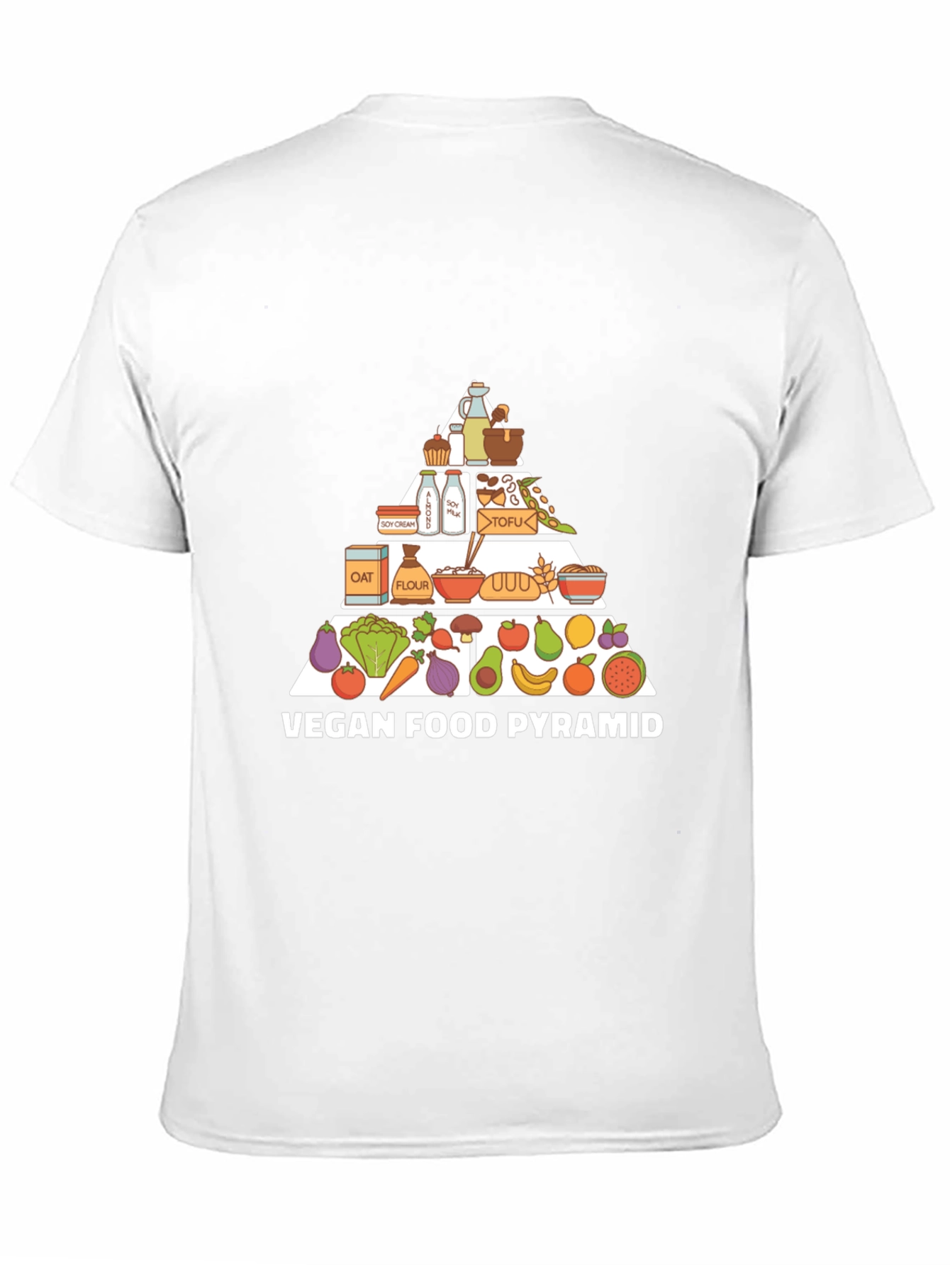 Vegan Food Pyramid T-Shirt - 11