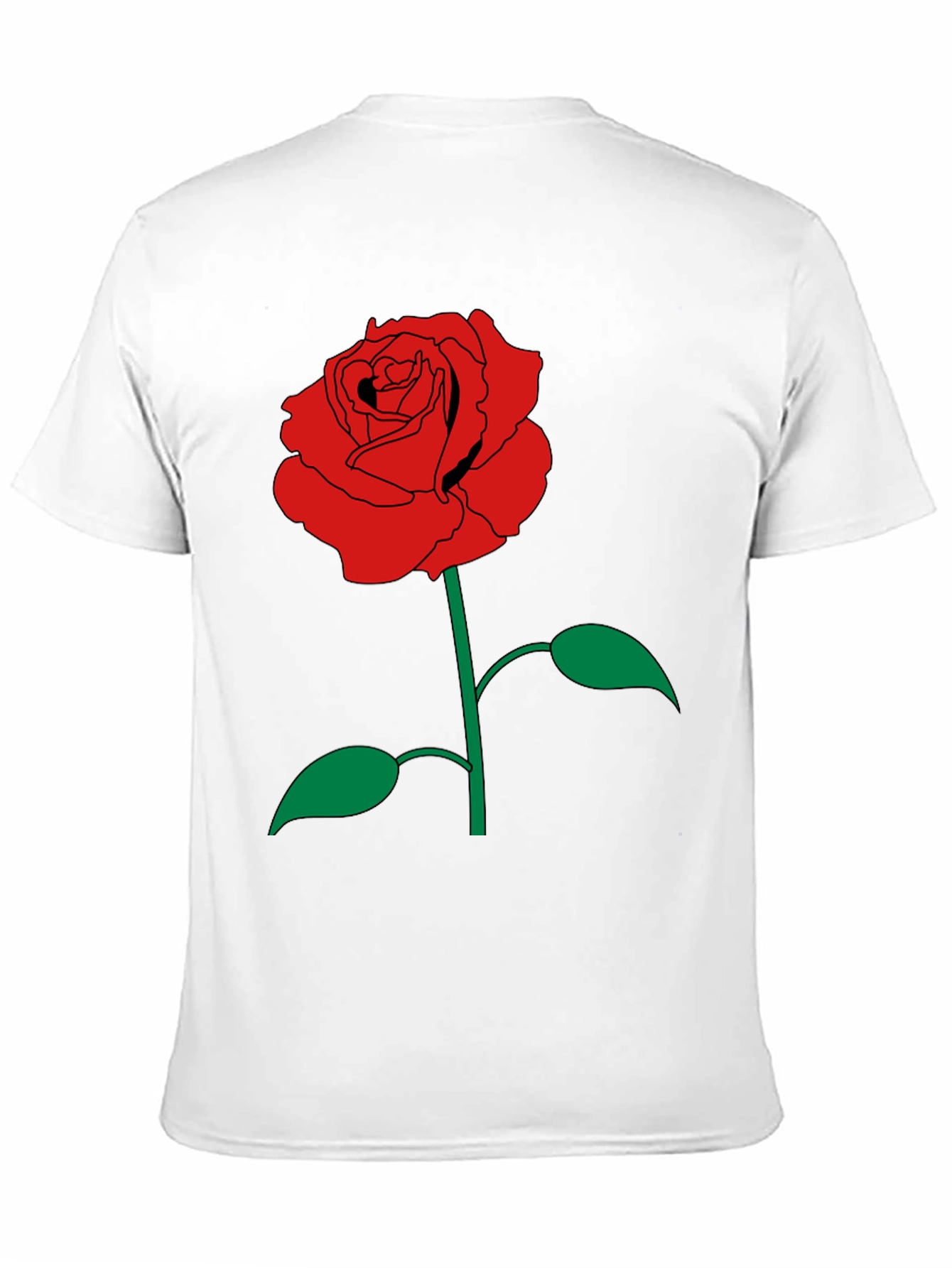 Black Rose Graphic Black T-Shirt view 11