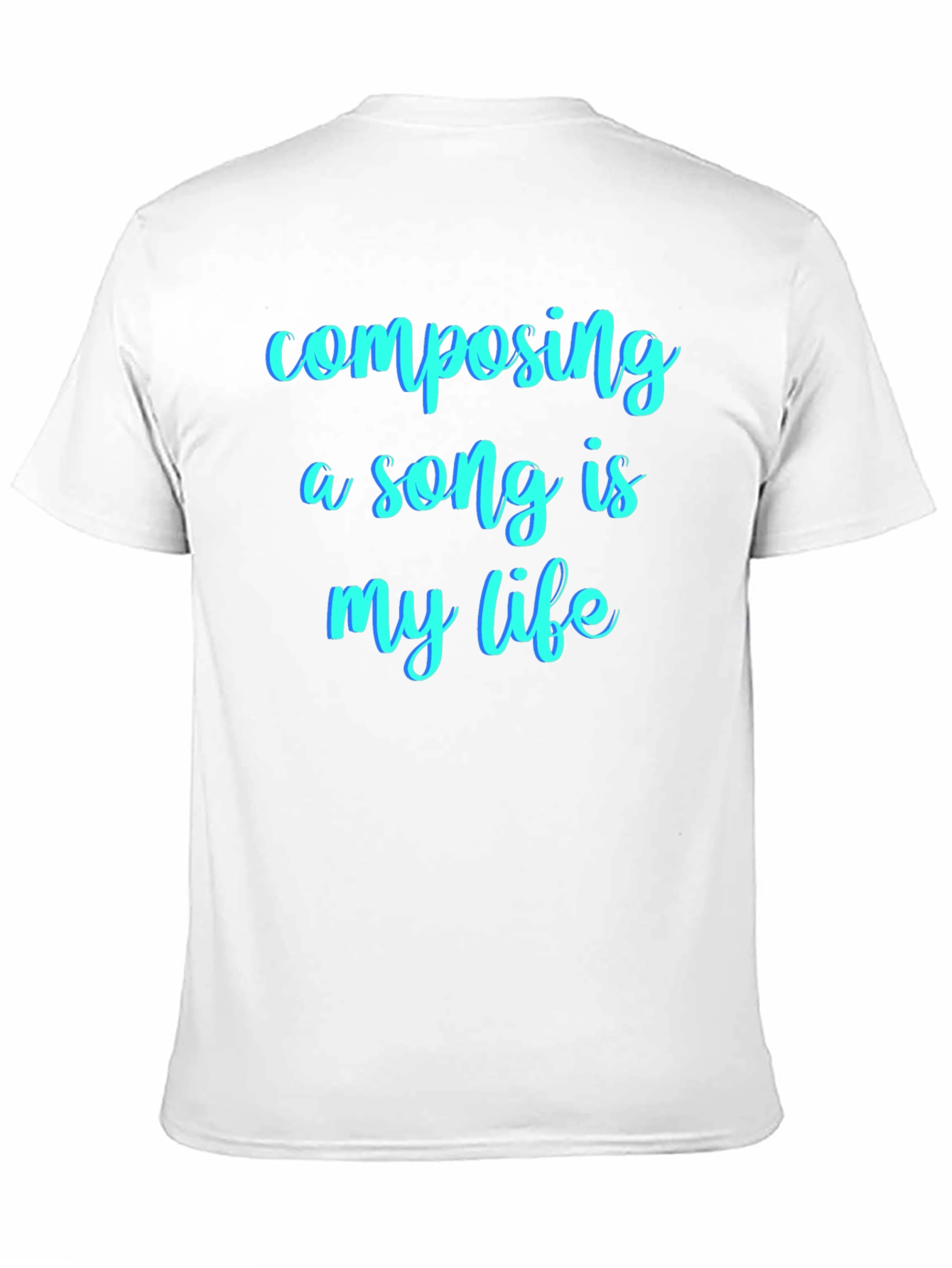 Black Composing a Song is My Life Graphic T-Shirt view 11