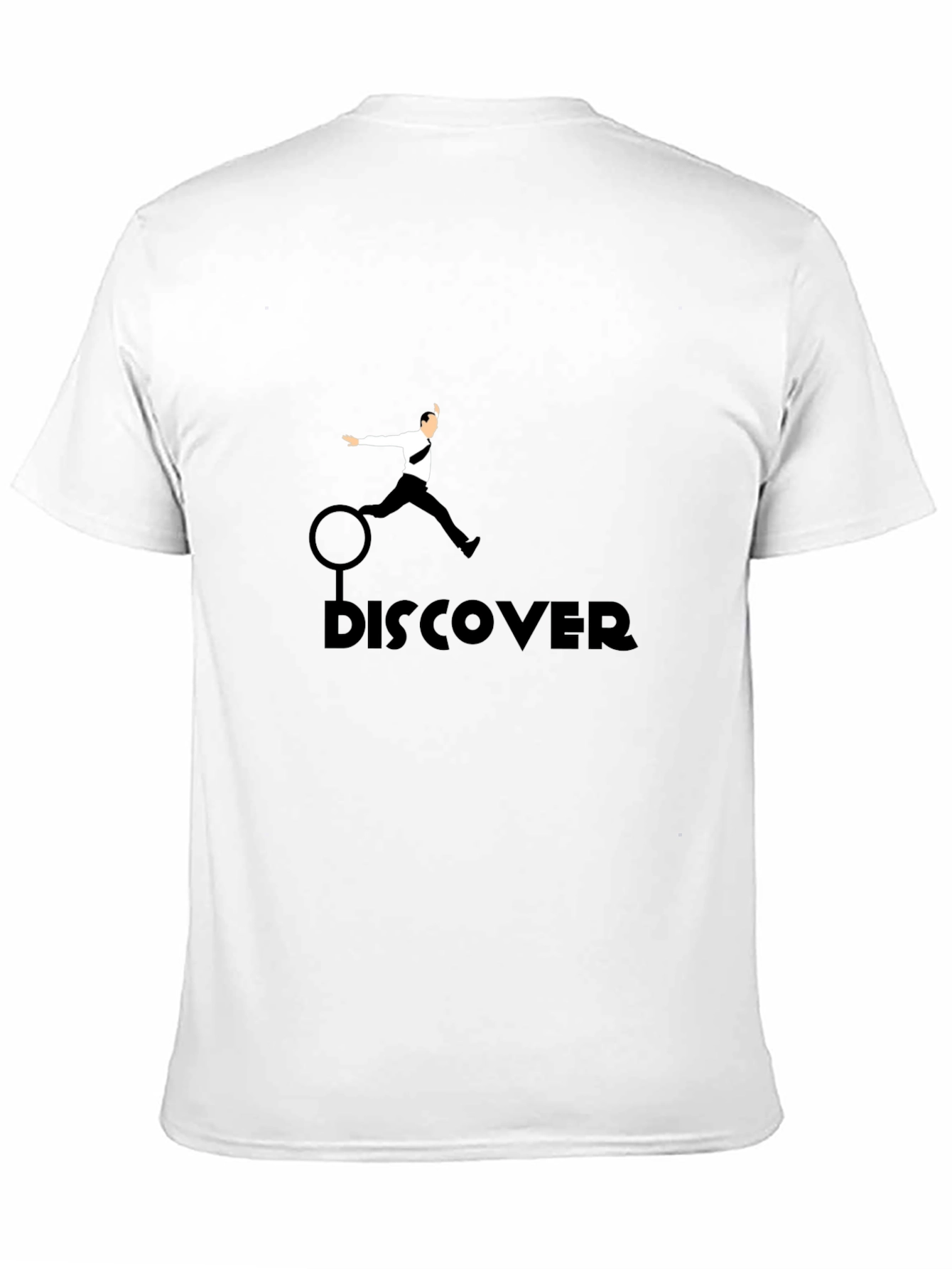 Black Discover Black T-Shirt for Men view 11