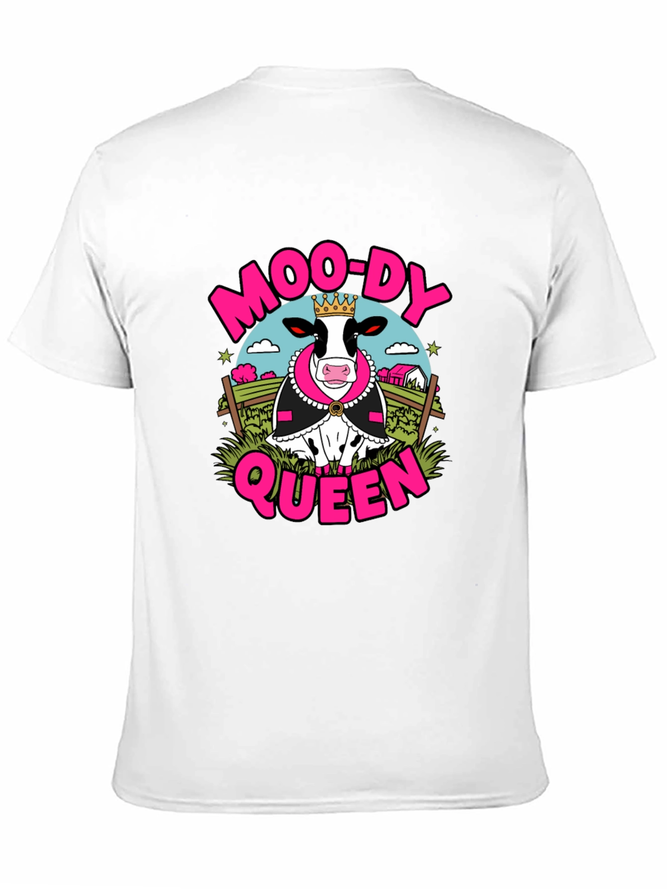 Black Moo-Dy Queen T-Shirt - Black Graphic Tee view 11