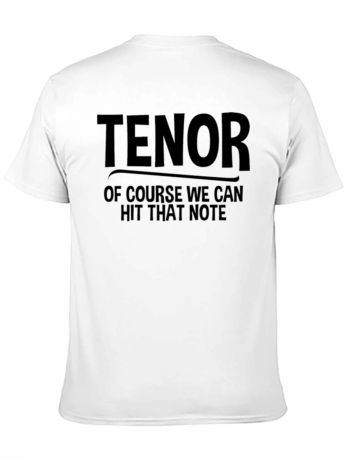Black Tenor 'Hit That Note' Black T-Shirt view 11