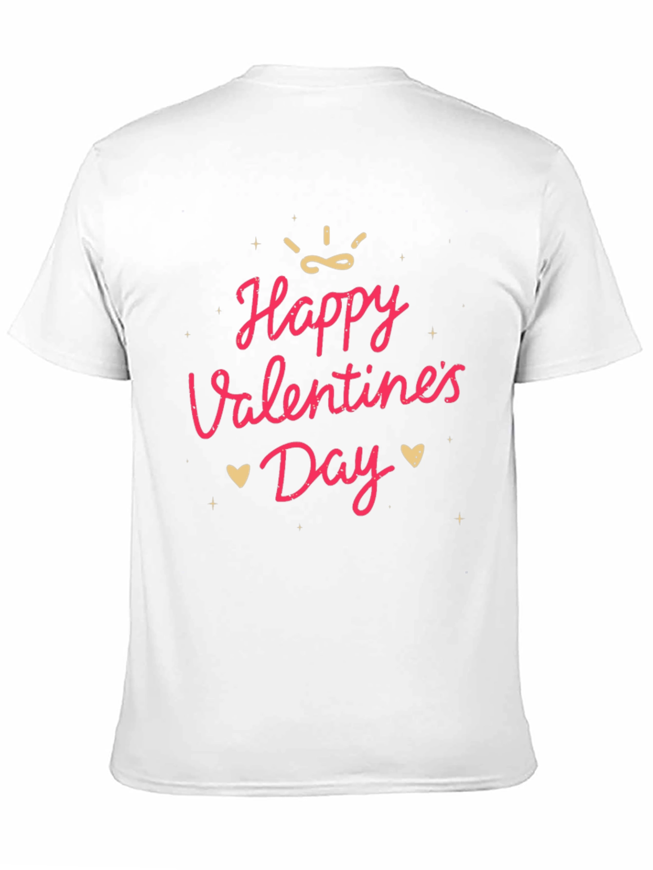Black Happy Valentine's Day Graphic Tee - Soft Cotton Blend view 11