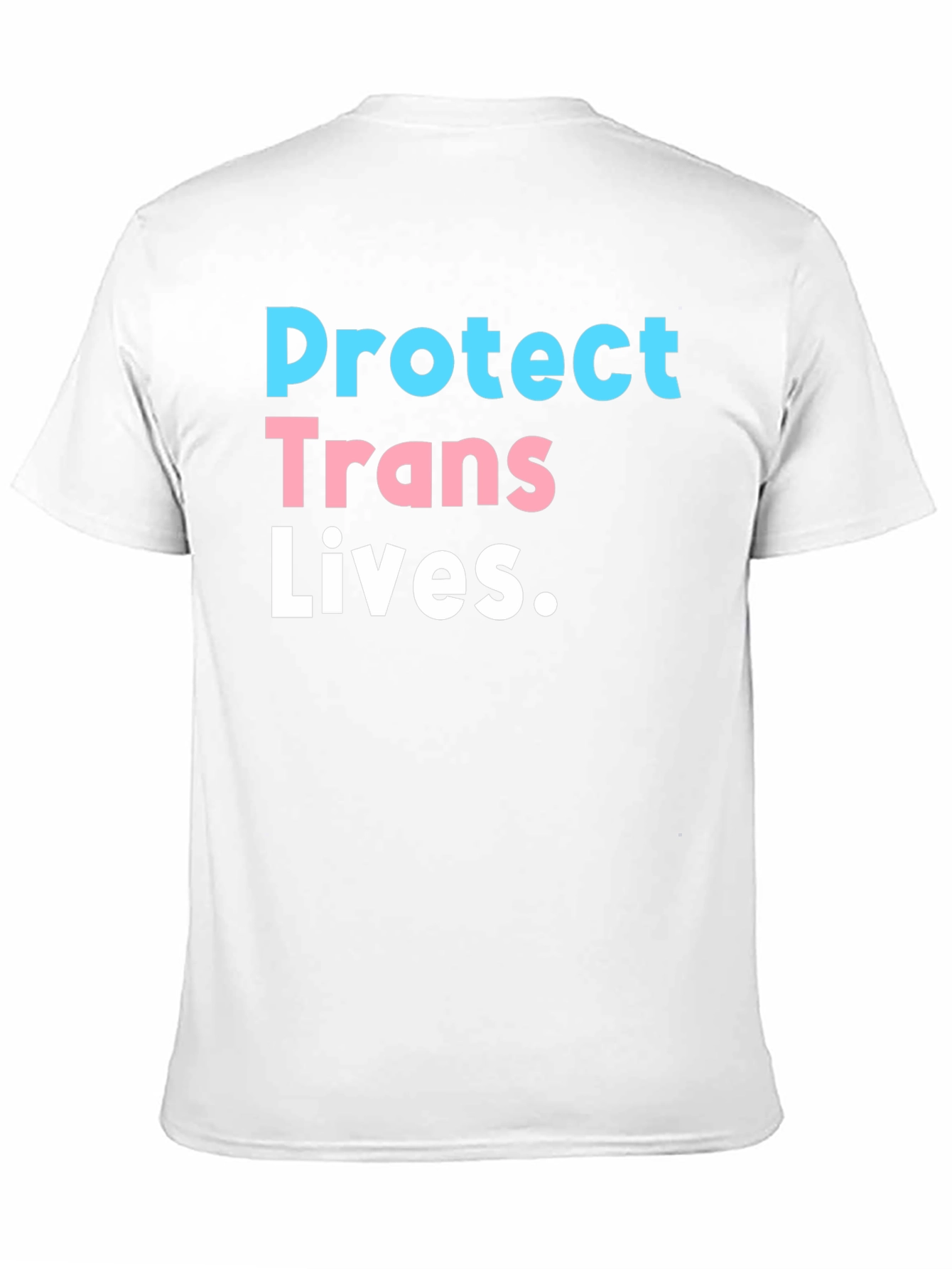 Black Protect Trans Lives T-Shirt - Black view 11
