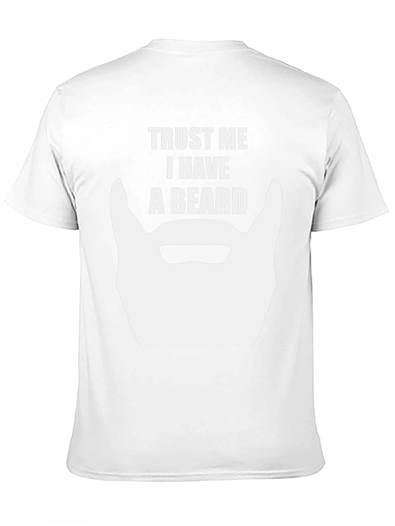 Black Trust Me I Have A Beard T-Shirt - Funny Graphic Tee view 11