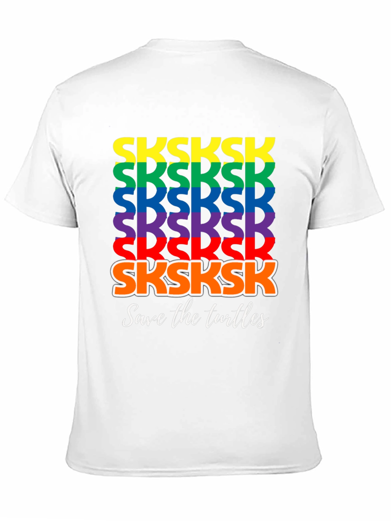 Black SKSKSK Save The Turtles Graphic Tee view 11