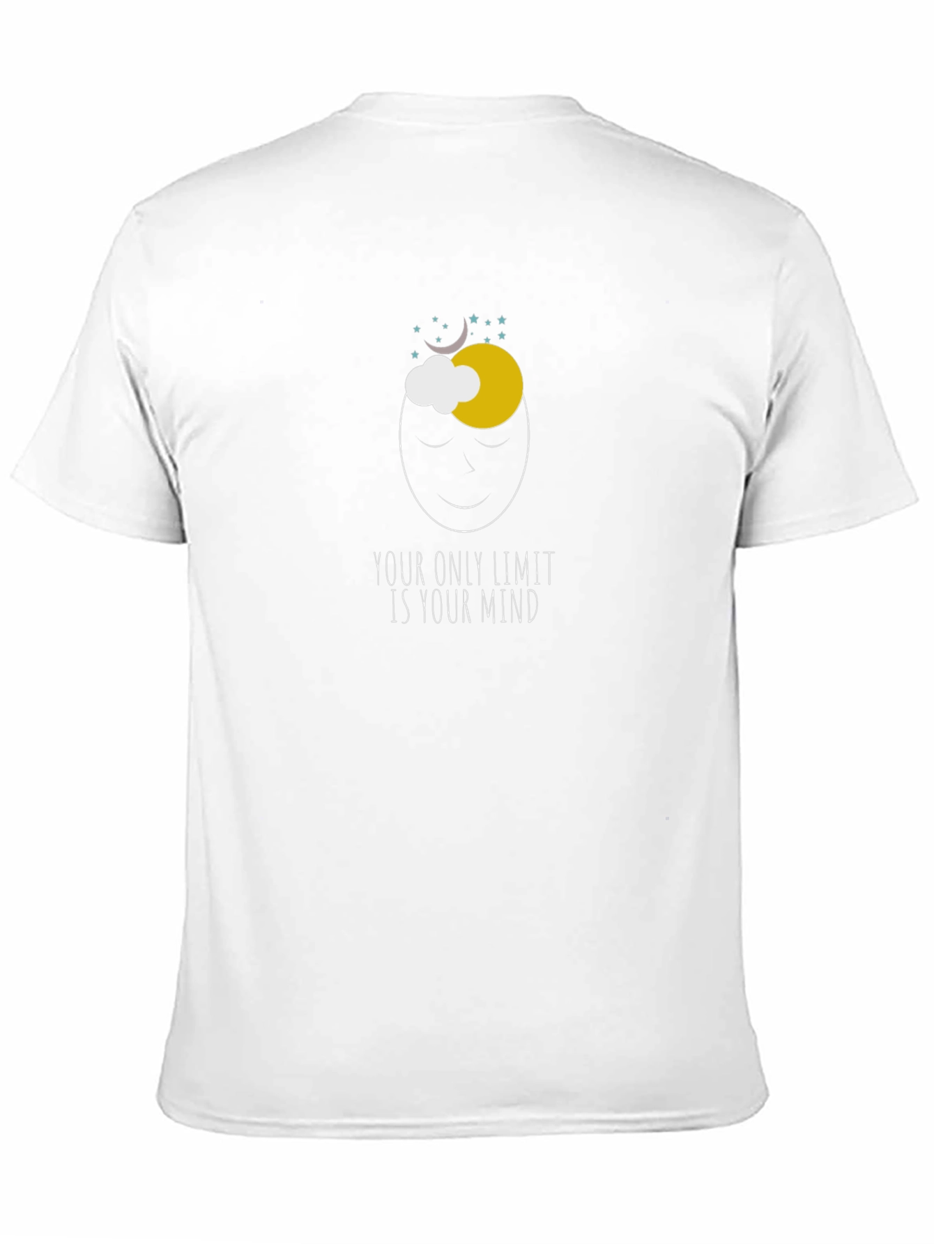 Black Mind Limit Graphic Print T-Shirt - Inspirational Design view 11