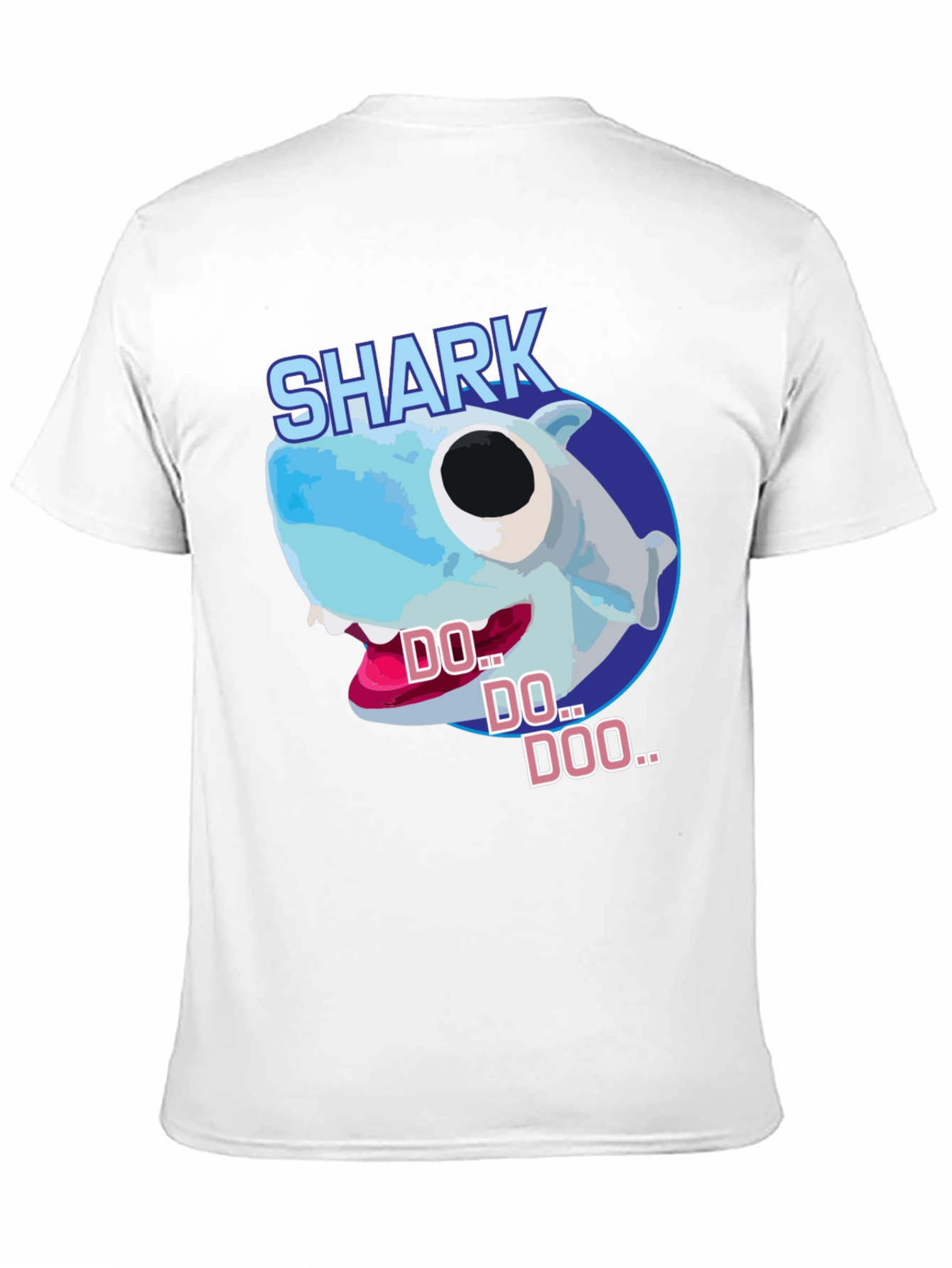 Black Baby Shark Doo Doo Doo Graphic Tee Shirt view 11