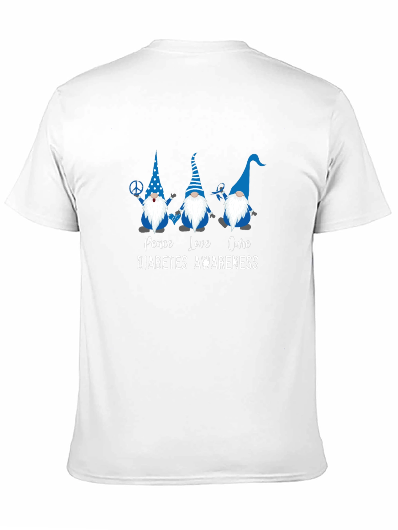 Diabetes Awareness Gnome T-Shirt - 11