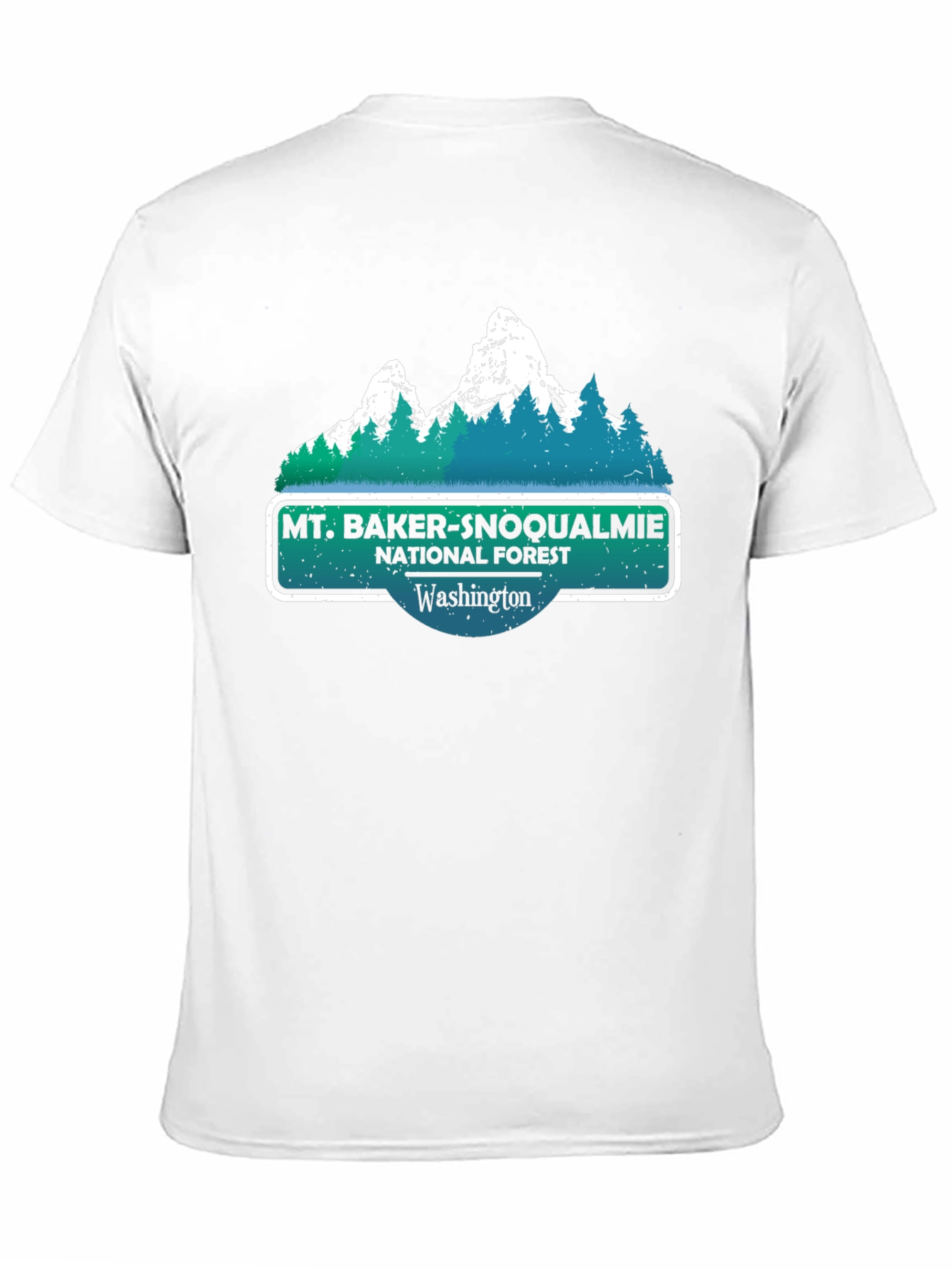 Black Mt. Baker-Snoqualmie National Forest T-Shirt view 11