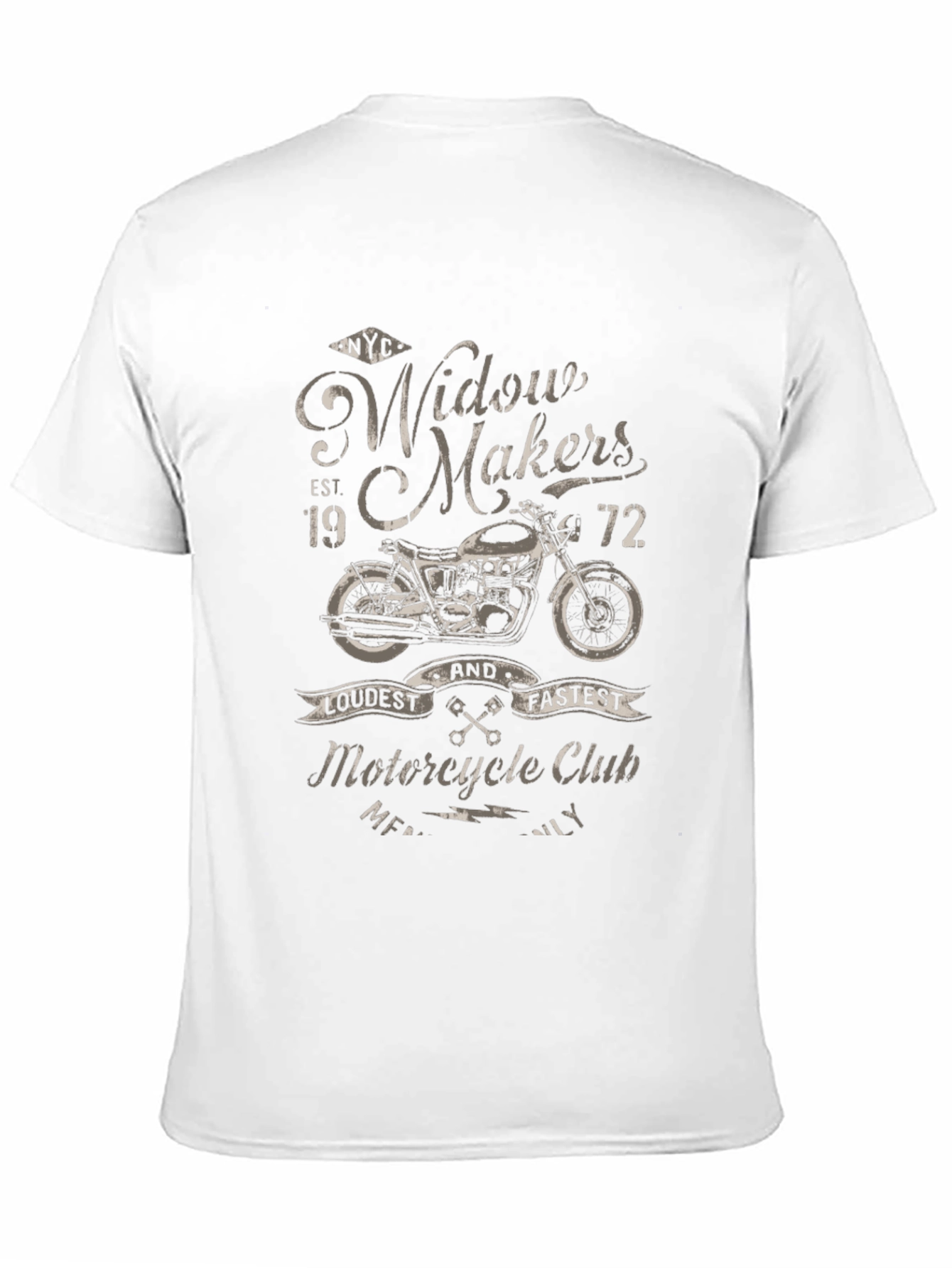 Widow Makers Motorcycle Club Graphic T-Shirt - 11