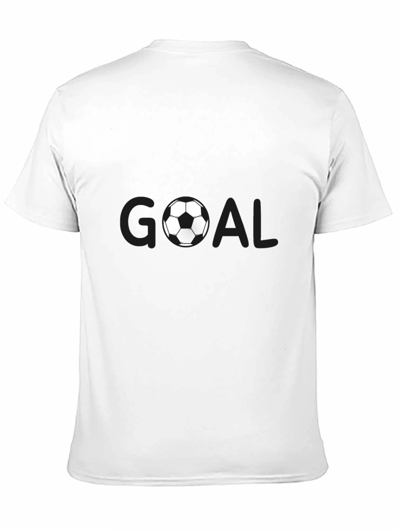 Black Goal Soccer Ball Graphic T-Shirt - Black view 11