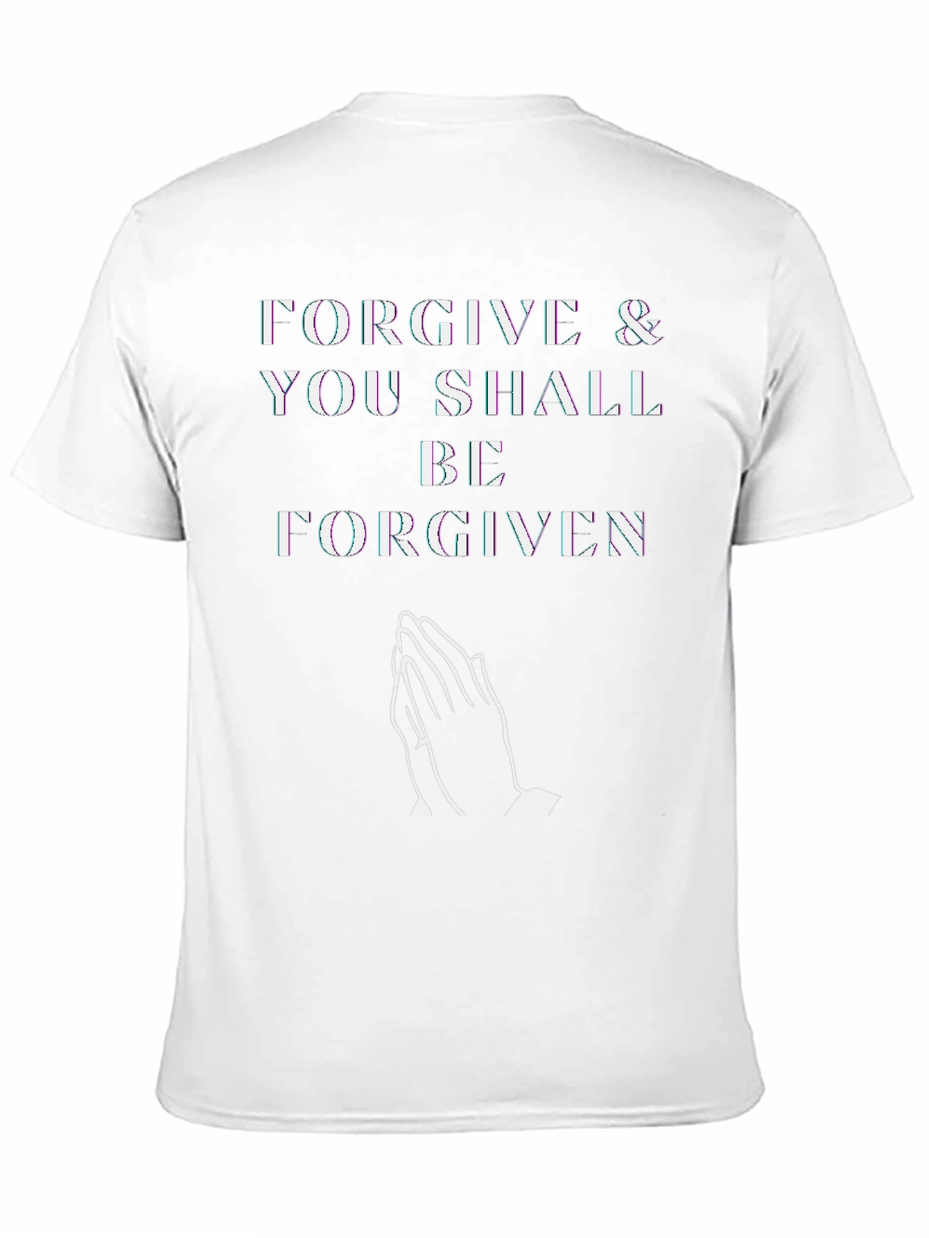 Black Forgive & Be Forgiven Graphic Tee - Black view 11