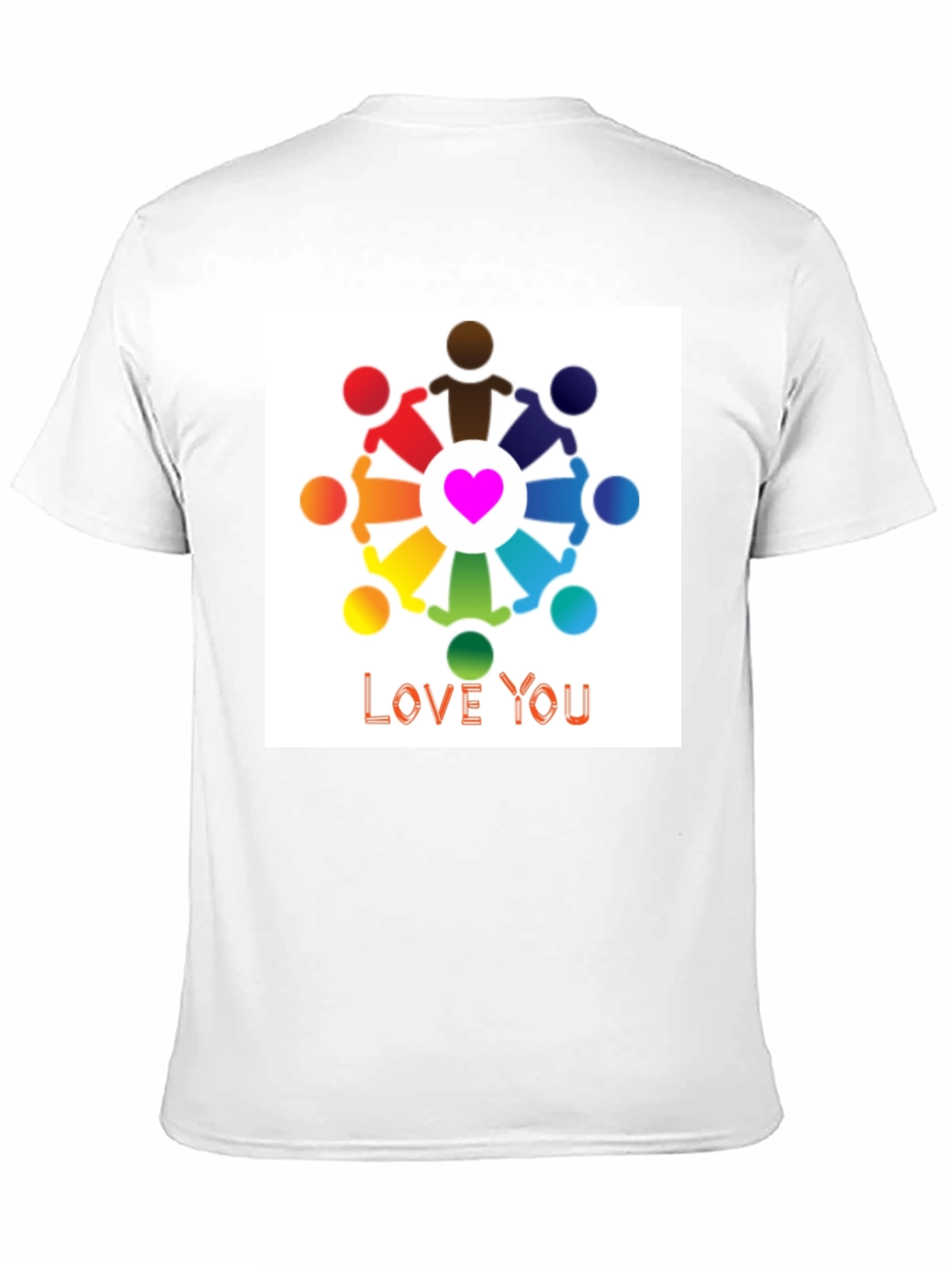 Black Love You Graphic Tee - Unity T-Shirt view 11