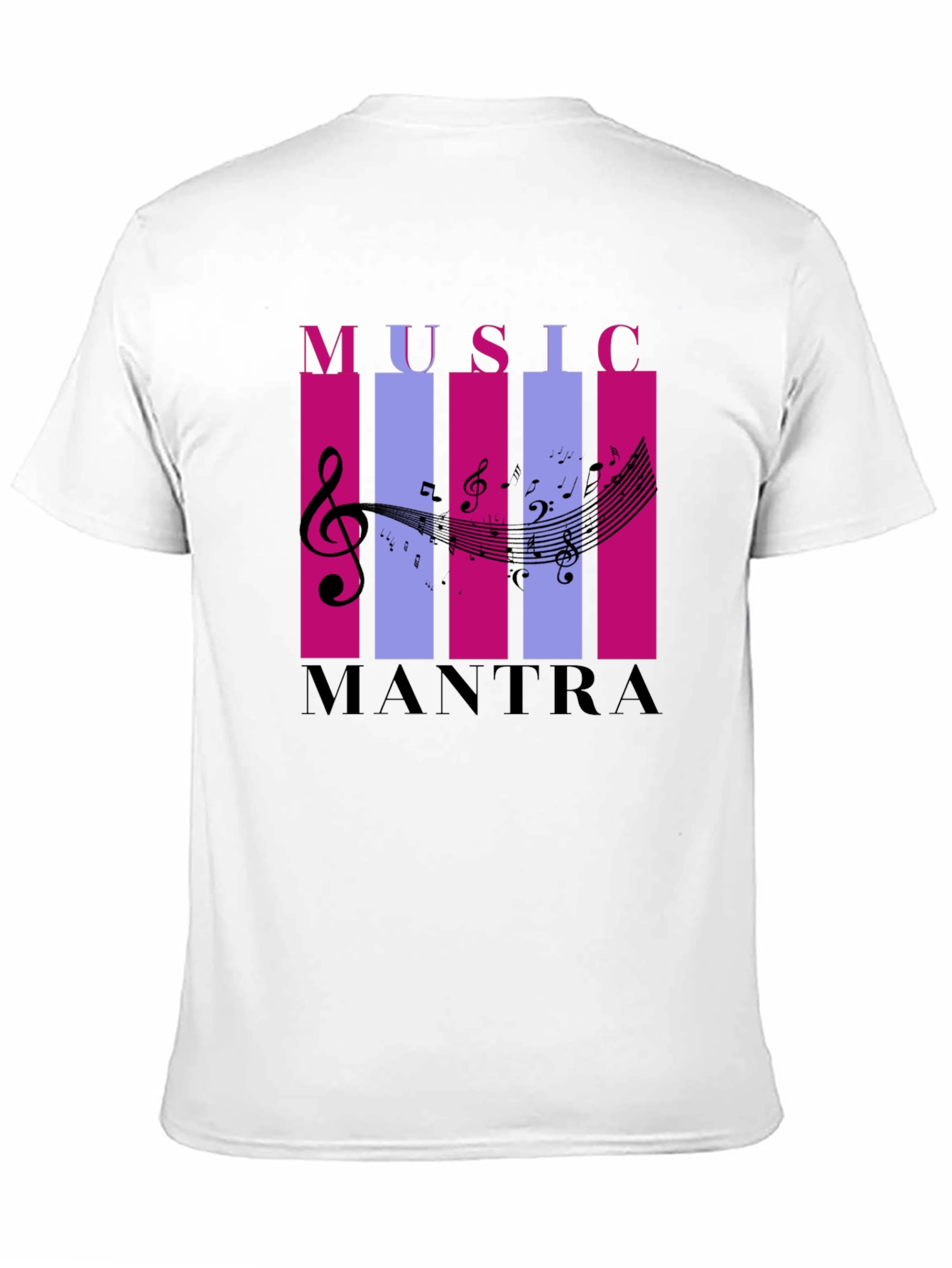 Black Music Mantra Graphic T-Shirt view 11