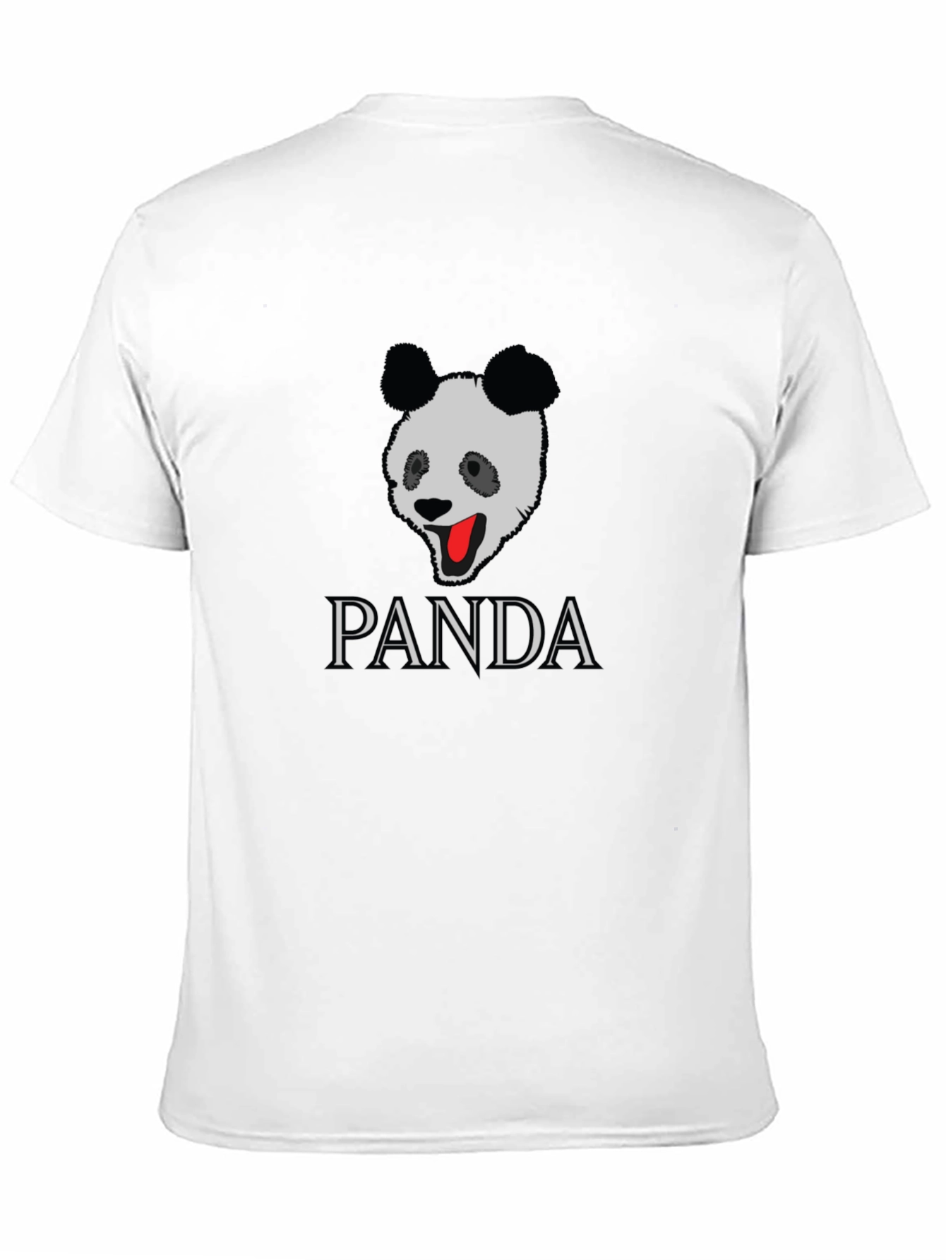 Black PANDA Graphic Tee - Stylish Black T-Shirt view 11