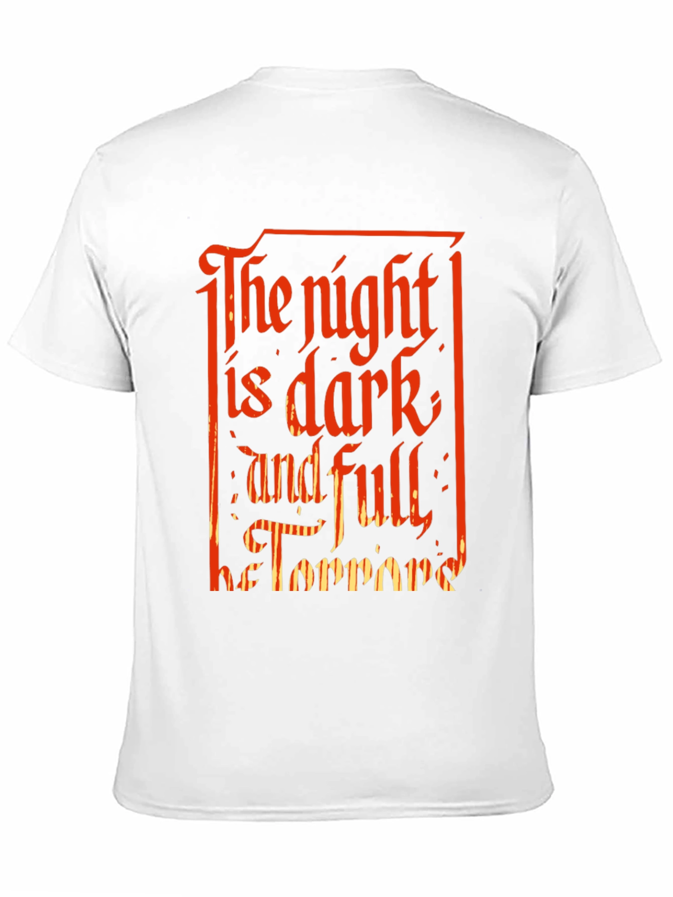 Black The Night is Dark T-Shirt view 11