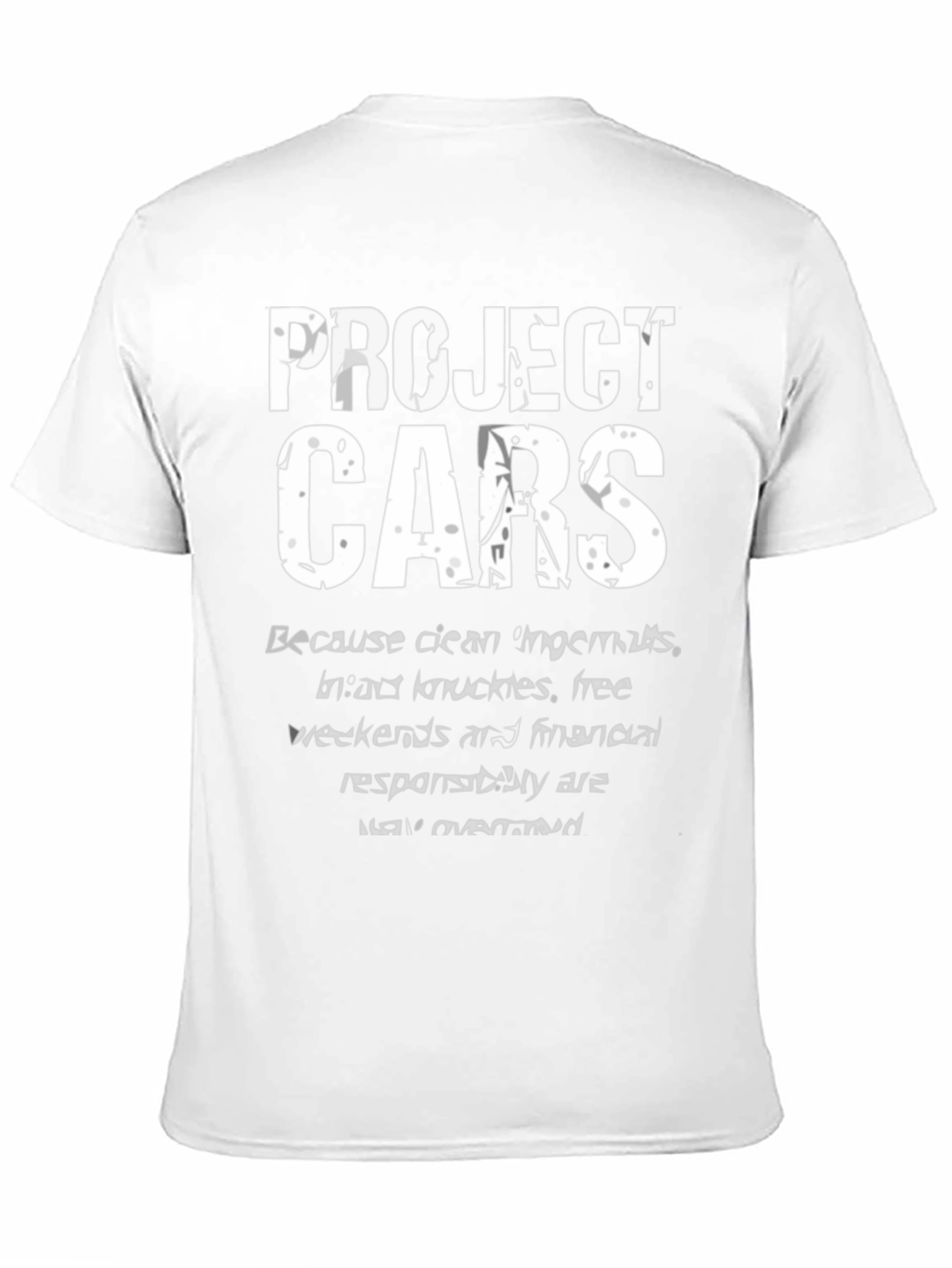 Black Project Cars T-Shirt view 11