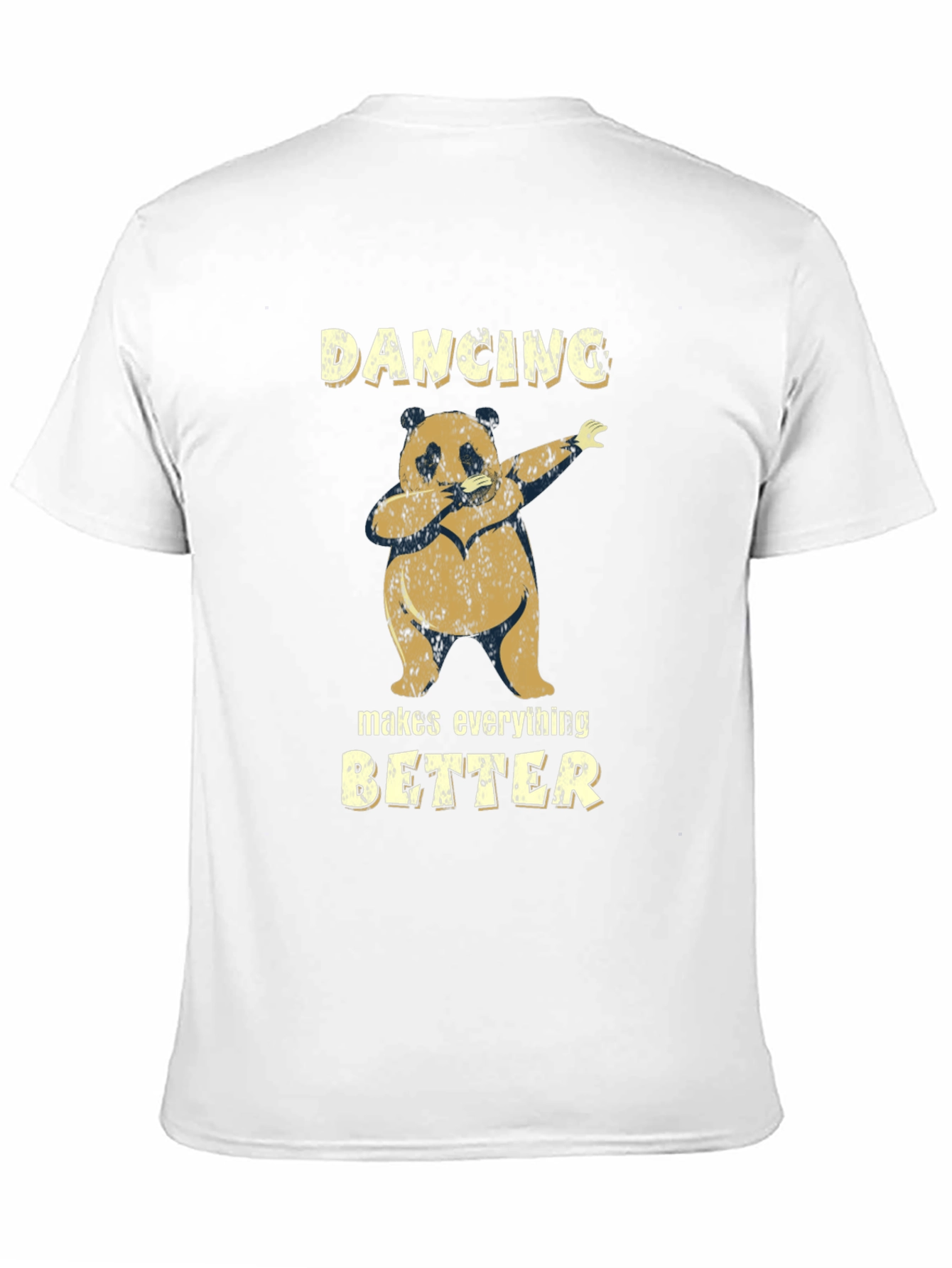 Black Dancing Panda Graphic Tee - Makes Everything Better view 11