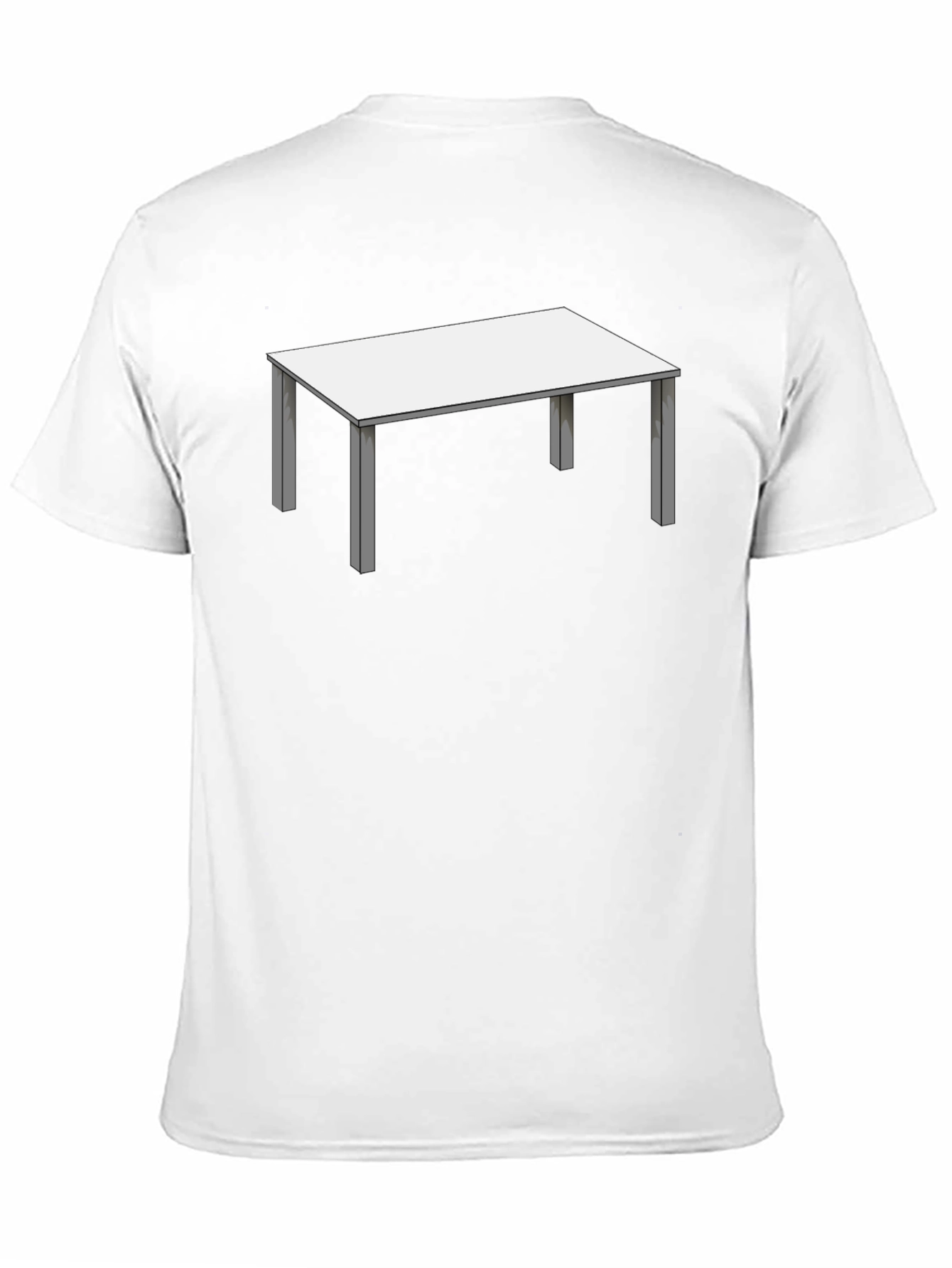 Black Novelty Table Graphic T-Shirt - Black view 11