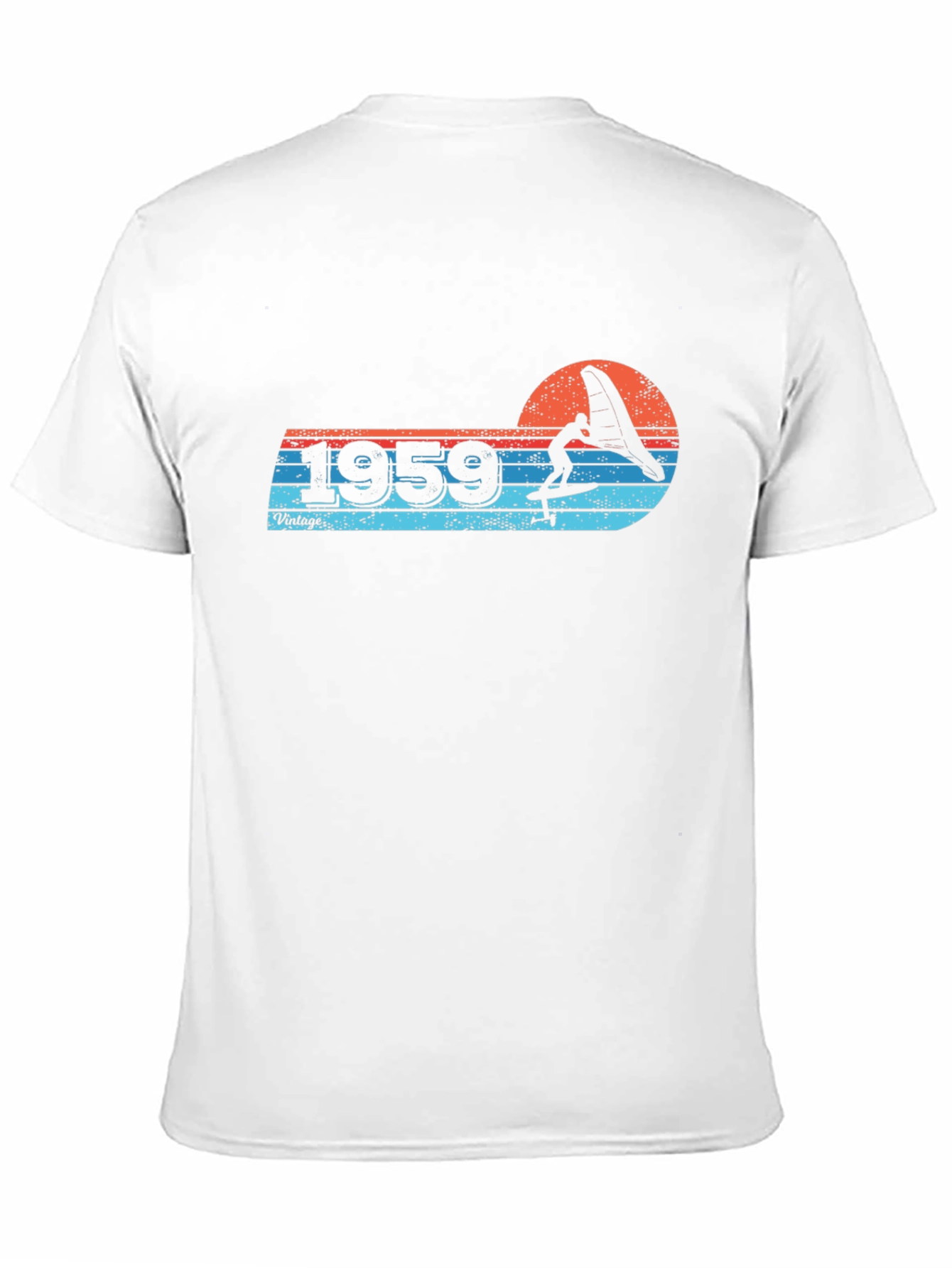 Black Vintage 1959 Windsurfing T-Shirt Retro Style view 11