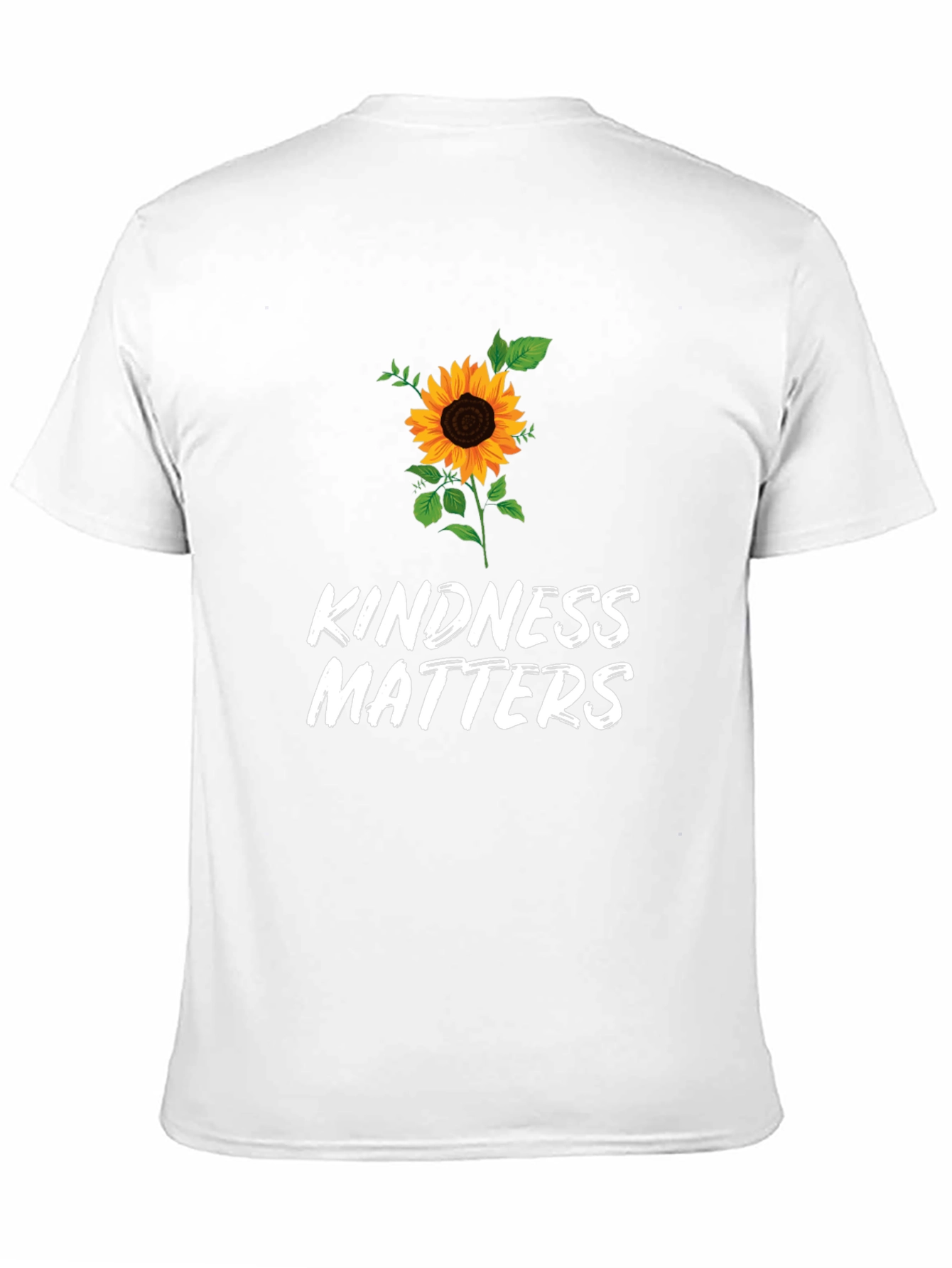 Black Kindness Matters Sunflower Graphic Tee view 11