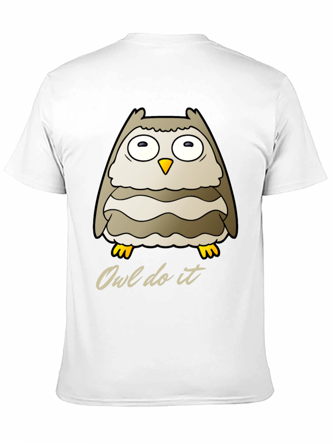 Black Owl Do It Graphic T-Shirt view 11