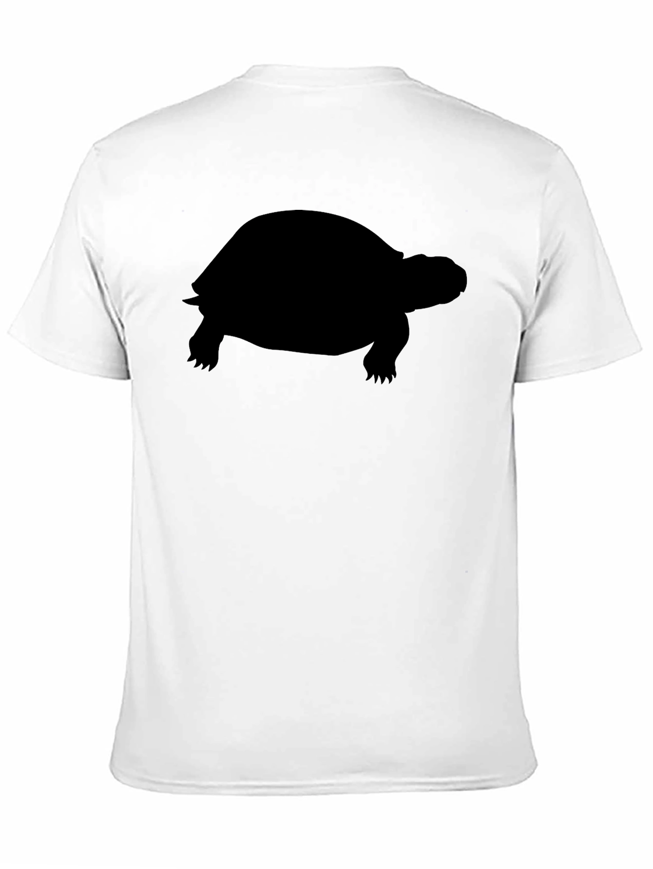 Black Black Turtle Silhouette T-Shirt view 11