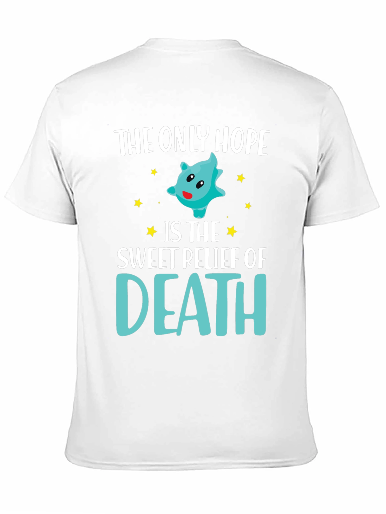 Black The Only Hope Death T-Shirt Funny Graphic Tee view 11