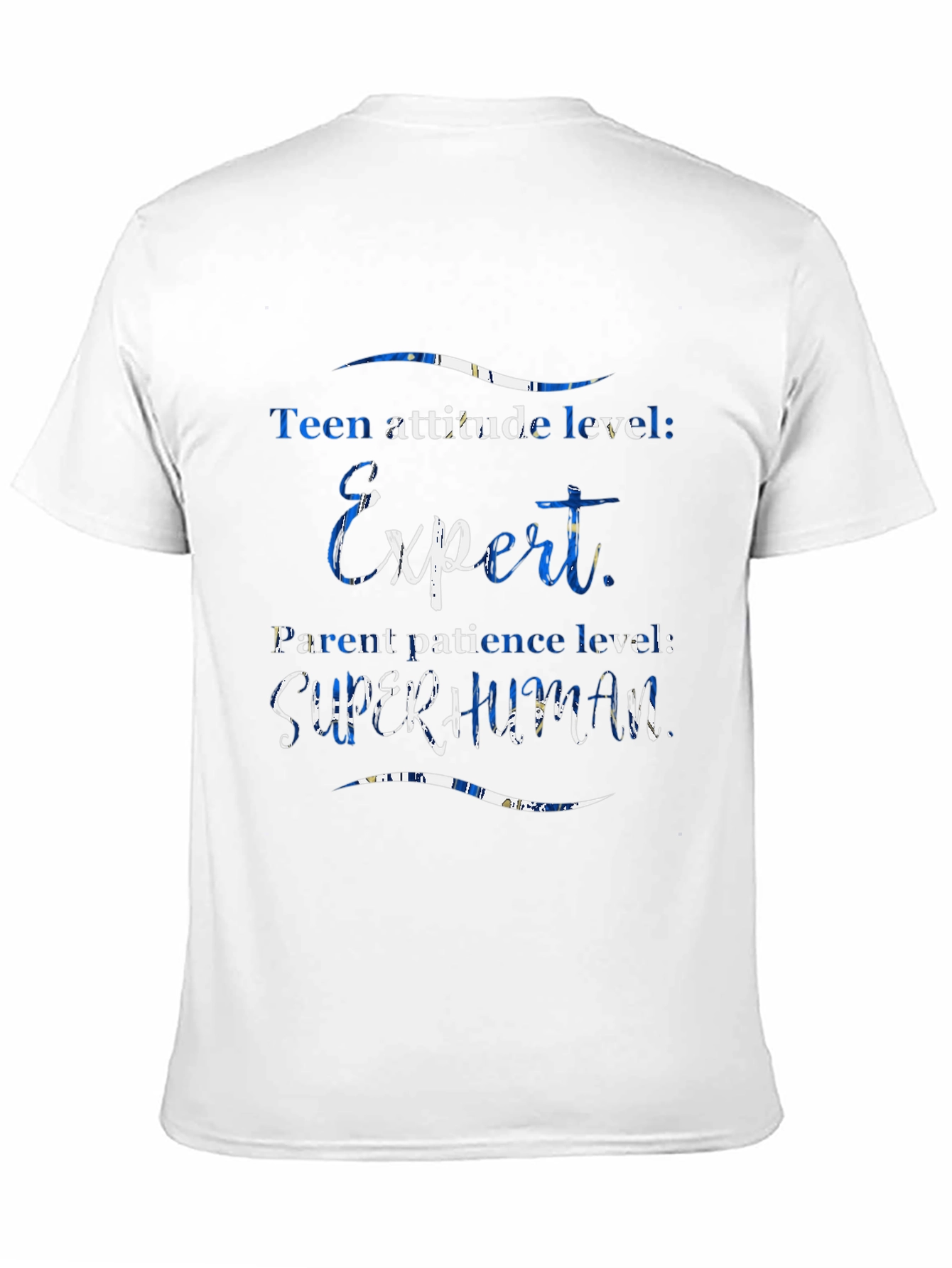 Black Teen Attitude Expert Superhuman Parent T-Shirt view 11