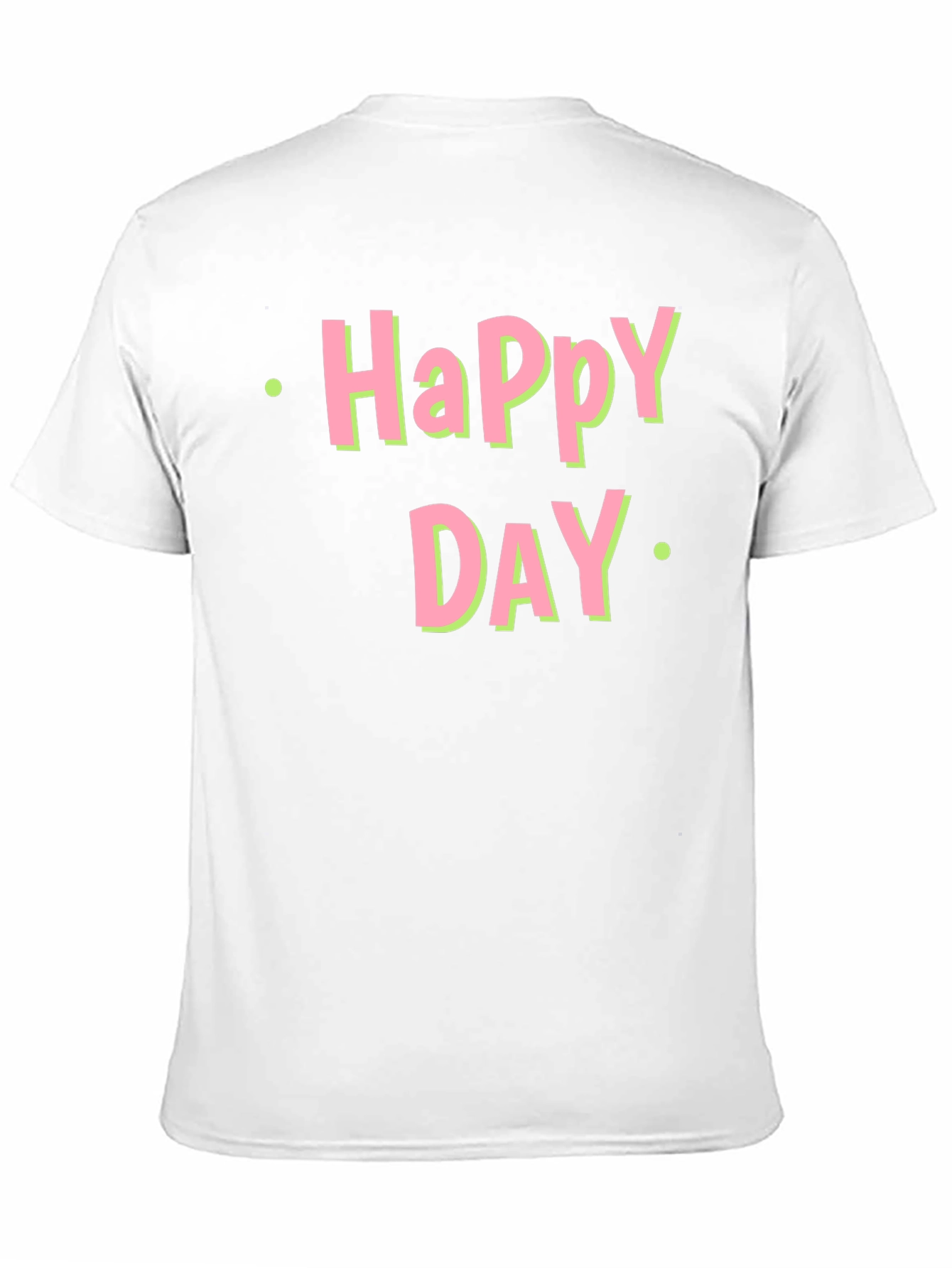 Black Happy Day Graphic T-Shirt - Soft Cotton Tee view 11