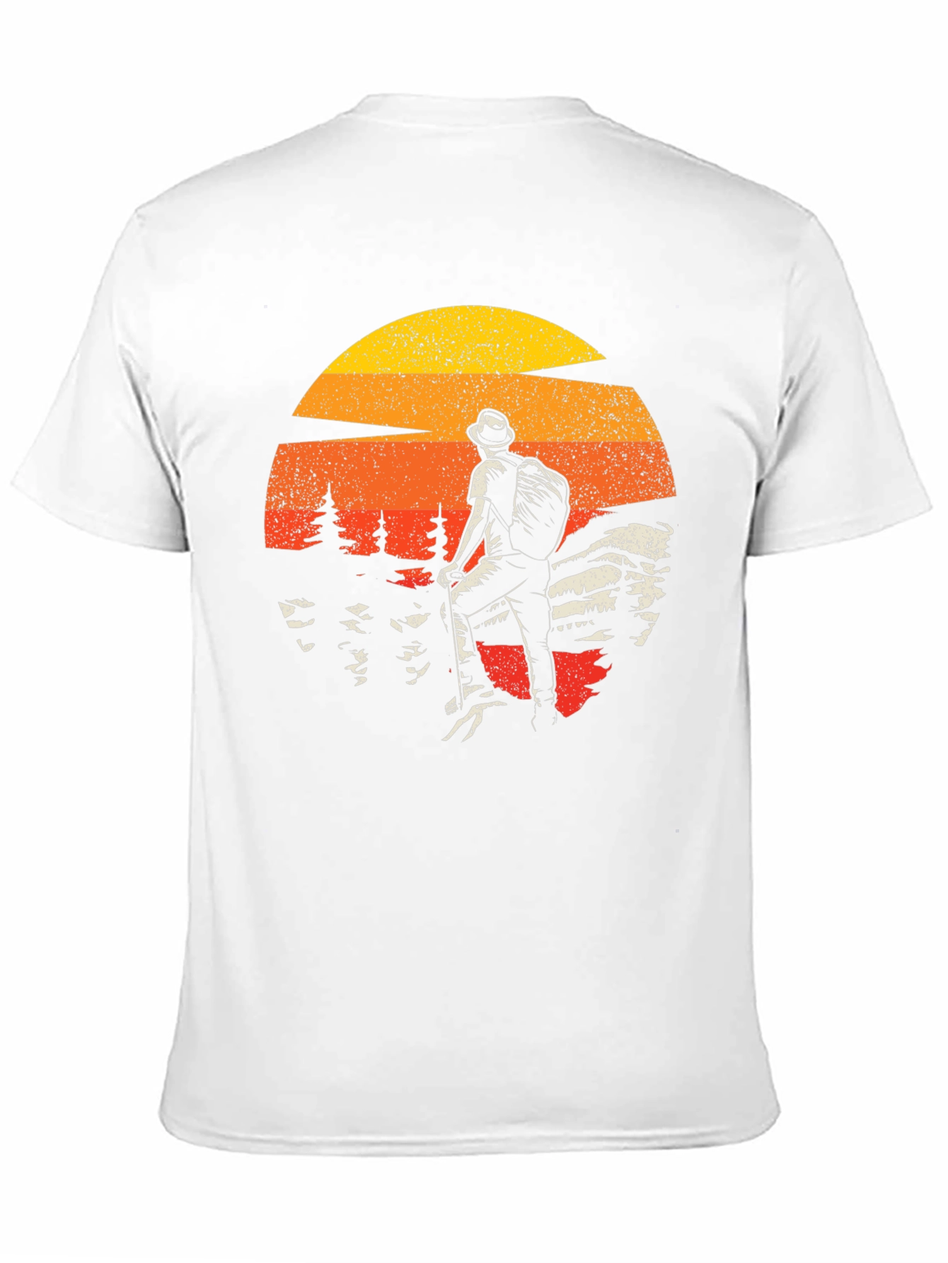 Black Retro Hiker Graphic Tee - Adventure Awaits view 11