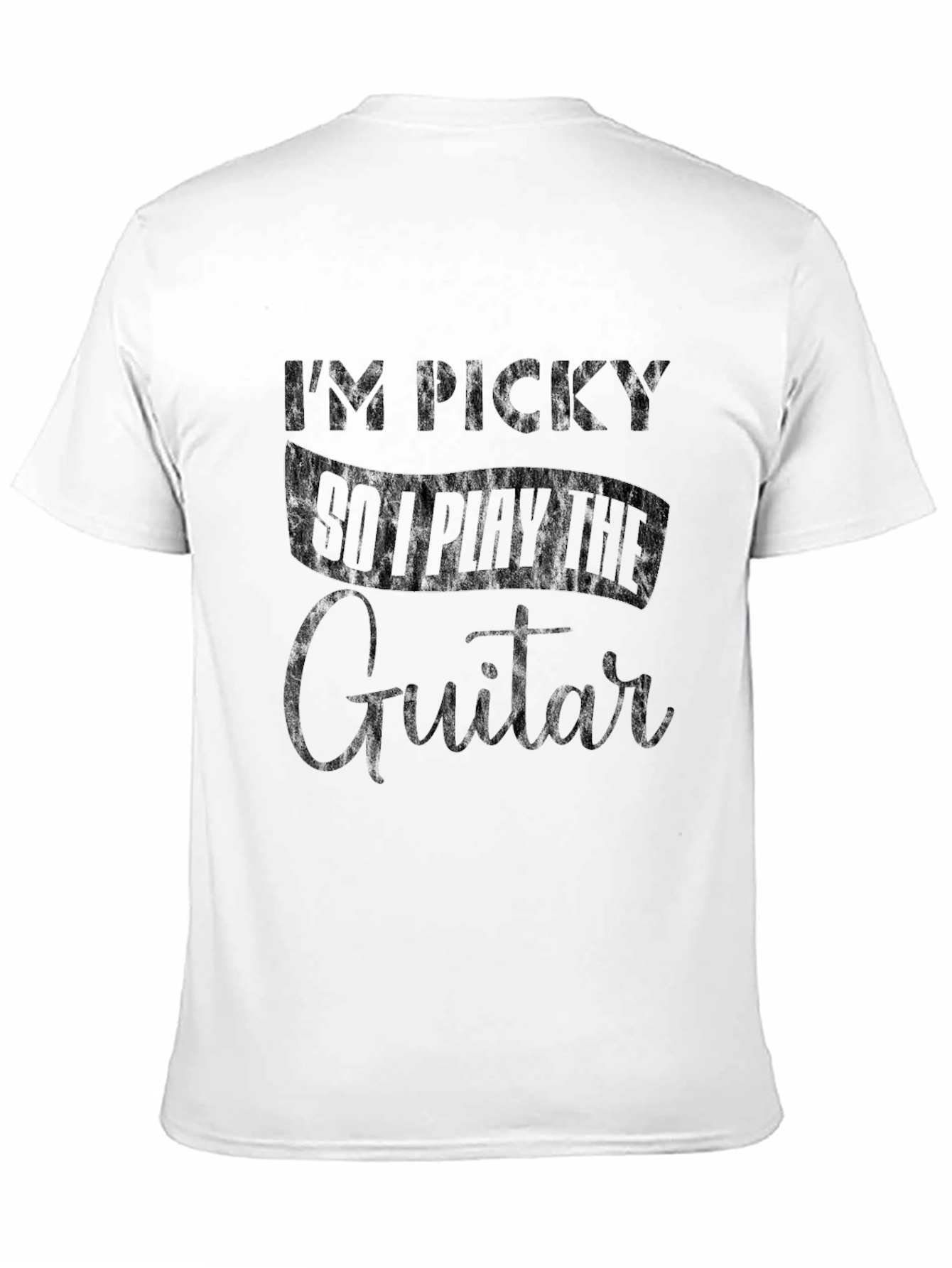 Black I'm Picky So I Play Guitar T-Shirt view 11