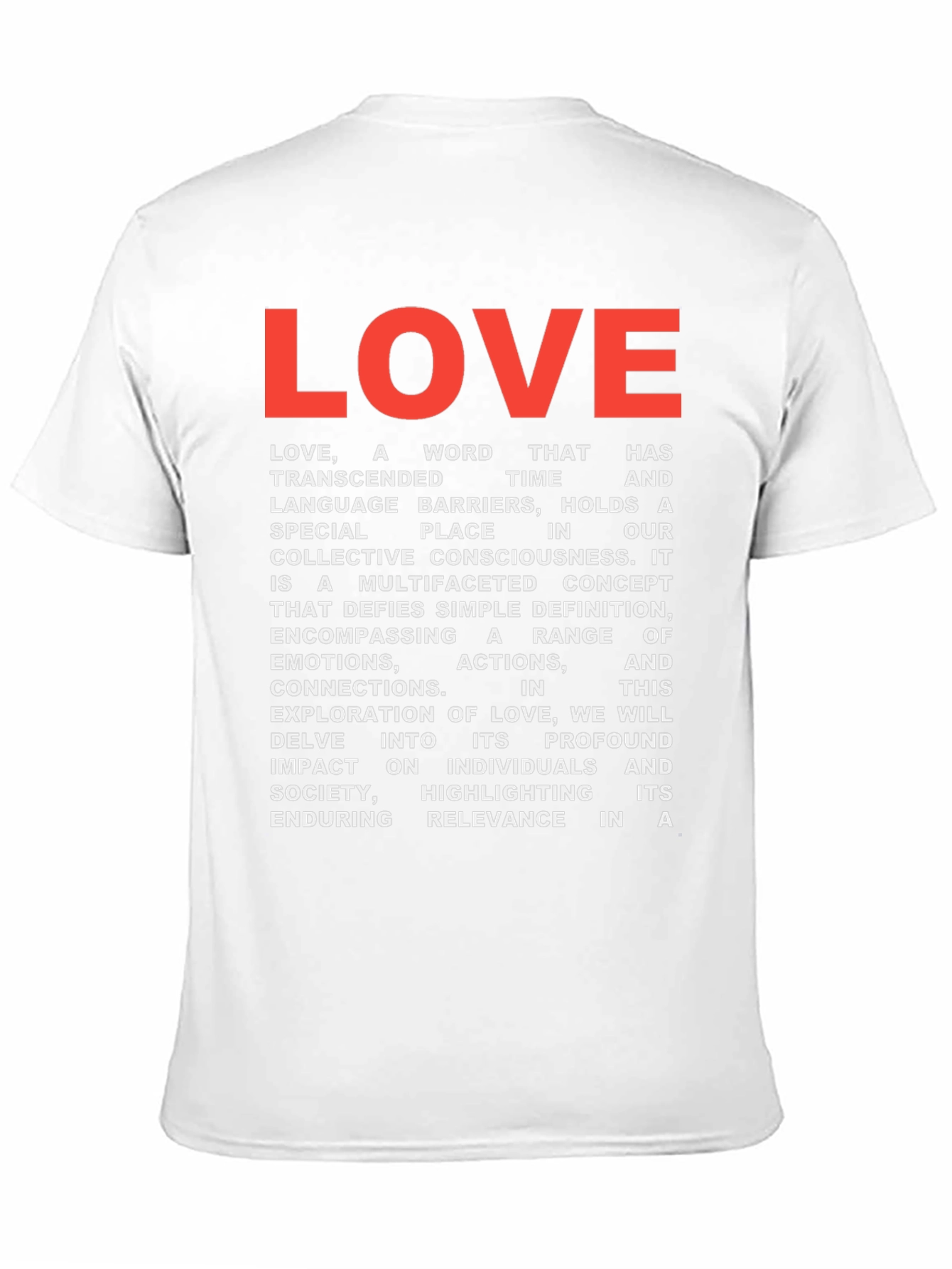 Black LOVE Definition Graphic Tee - Black view 11
