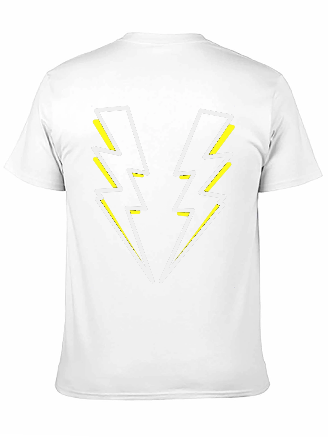Black Electric Bolt Tee - Black Graphic T-Shirt view 11