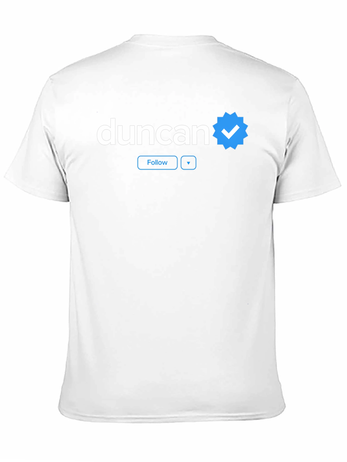Black Duncan Verified T-Shirt - Stylish Social Media Inspired Tee view 11