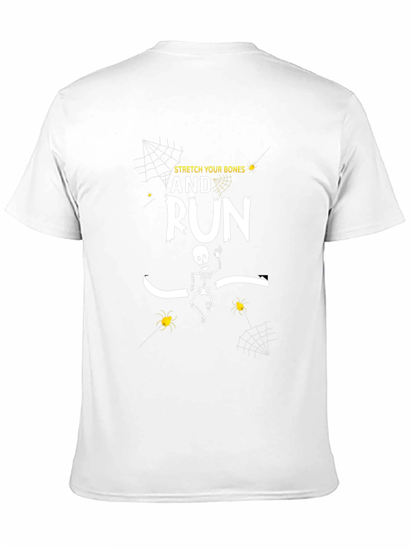 Black Stretch Your Bones And Run T-Shirt Halloween view 11